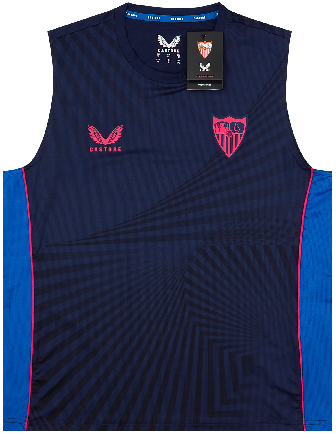 2022 23 Sevilla Castore Training Vest NEW Womens