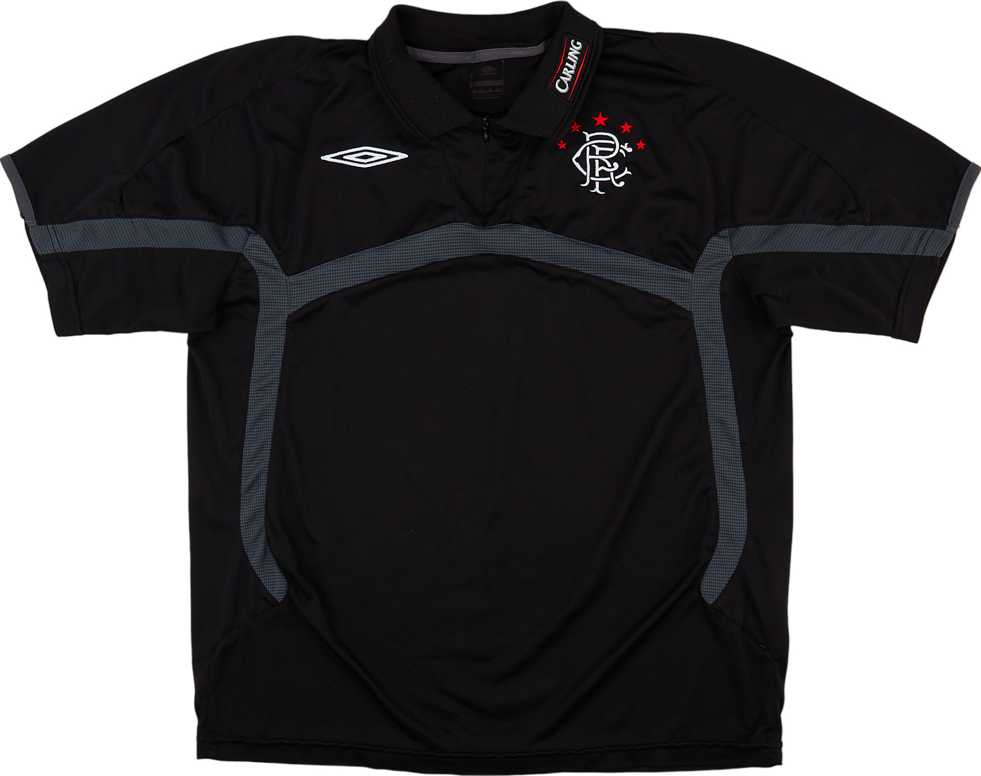 2008 09 Rangers Umbro 1 4 Zip Training Polo Excellent 9 10 L