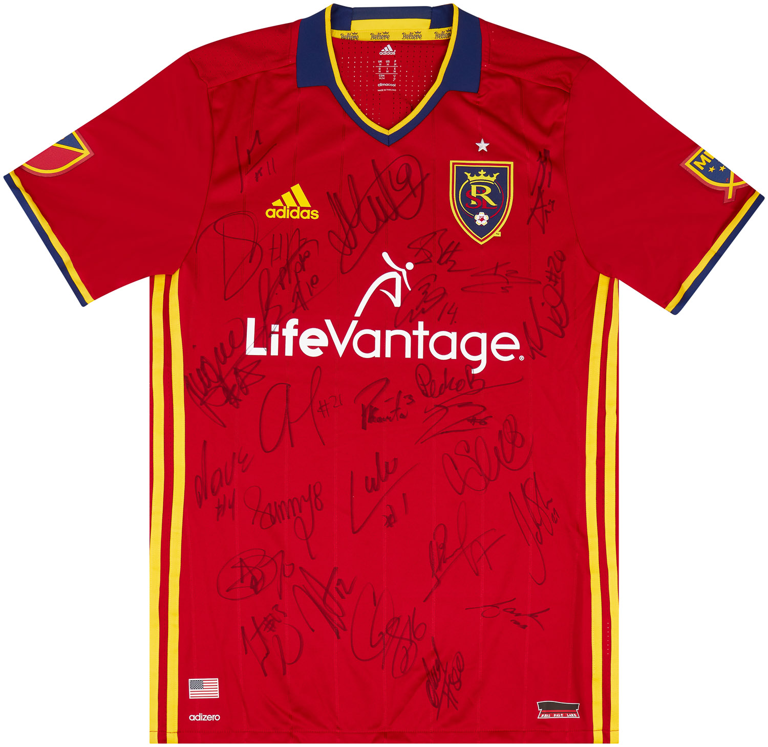 Real Salt Lake Player Issue Signed Home Shirt Excellent M