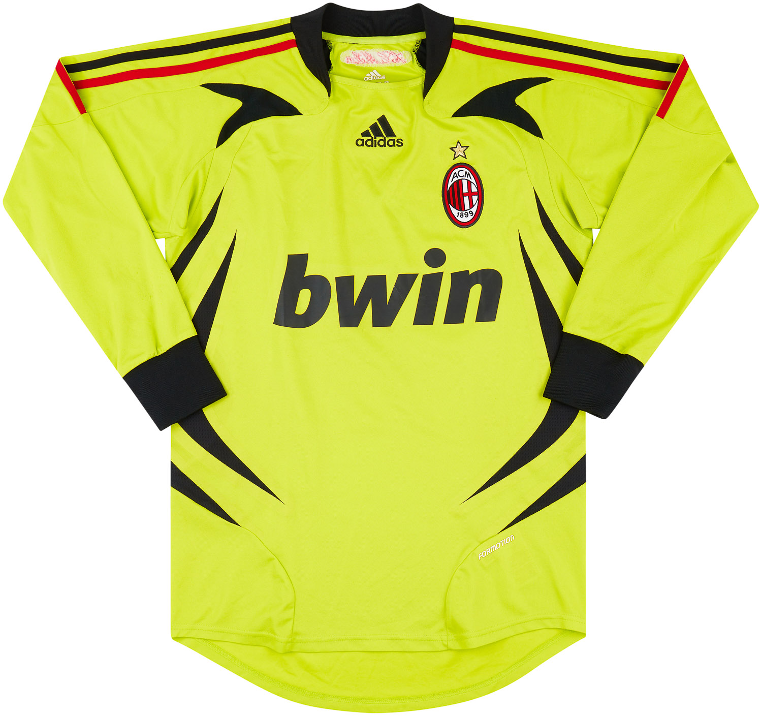 2007 08 AC Milan Player Issue GK Shirt 12 Good 5 10 S