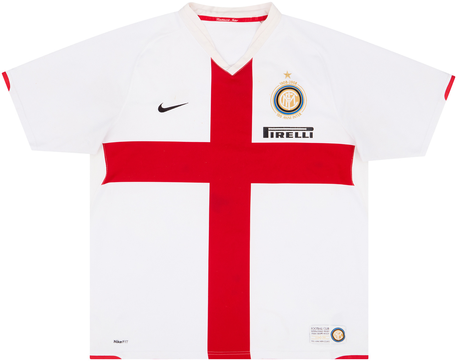 Inter Milan Centenary Away Shirt Good Xl