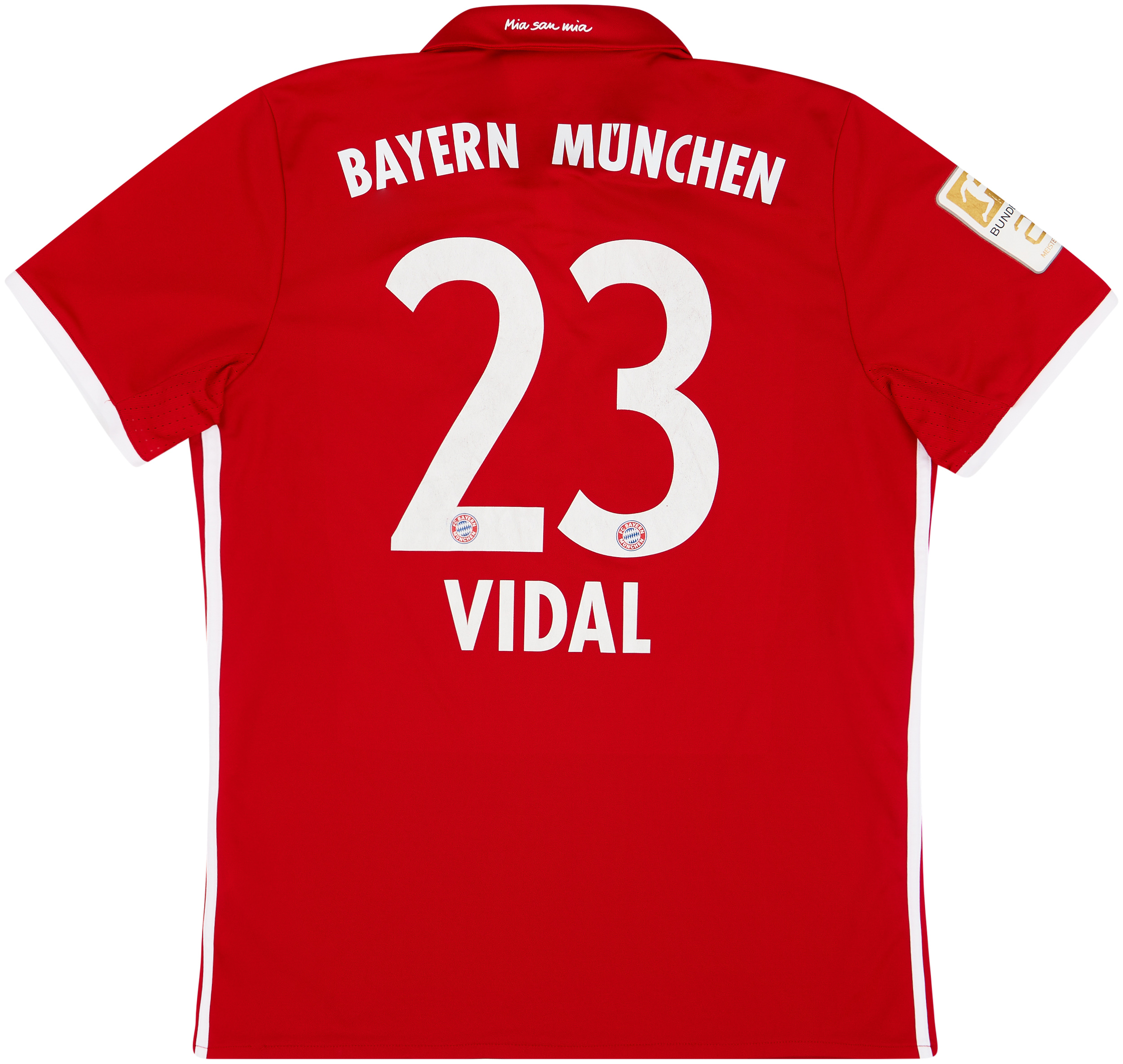 2016 17 Bayern Munich Home Shirt Vidal 23 Good 5 10 L