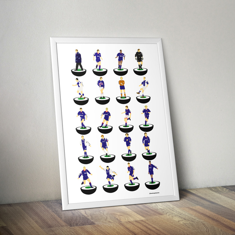 Oldham Subbuteo A Print Poster