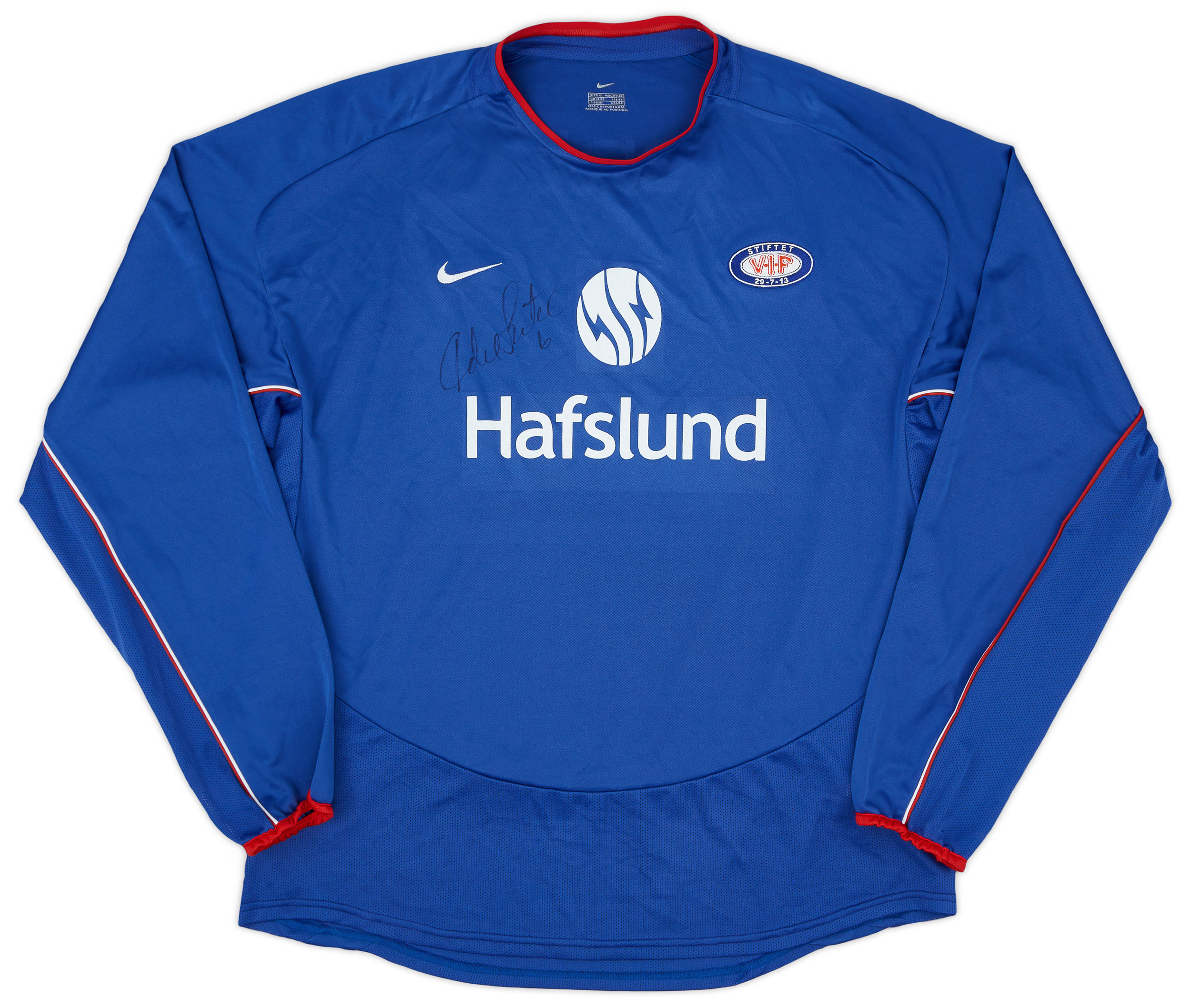 2005 Vålerenga Signed Home L S Shirt Excellent 8 10 XL