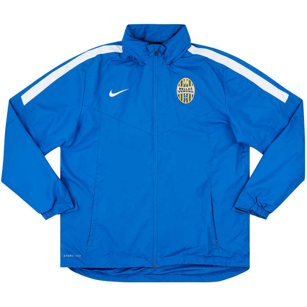 2017-18 Hellas Verona Nike Rain Jacket (Good)