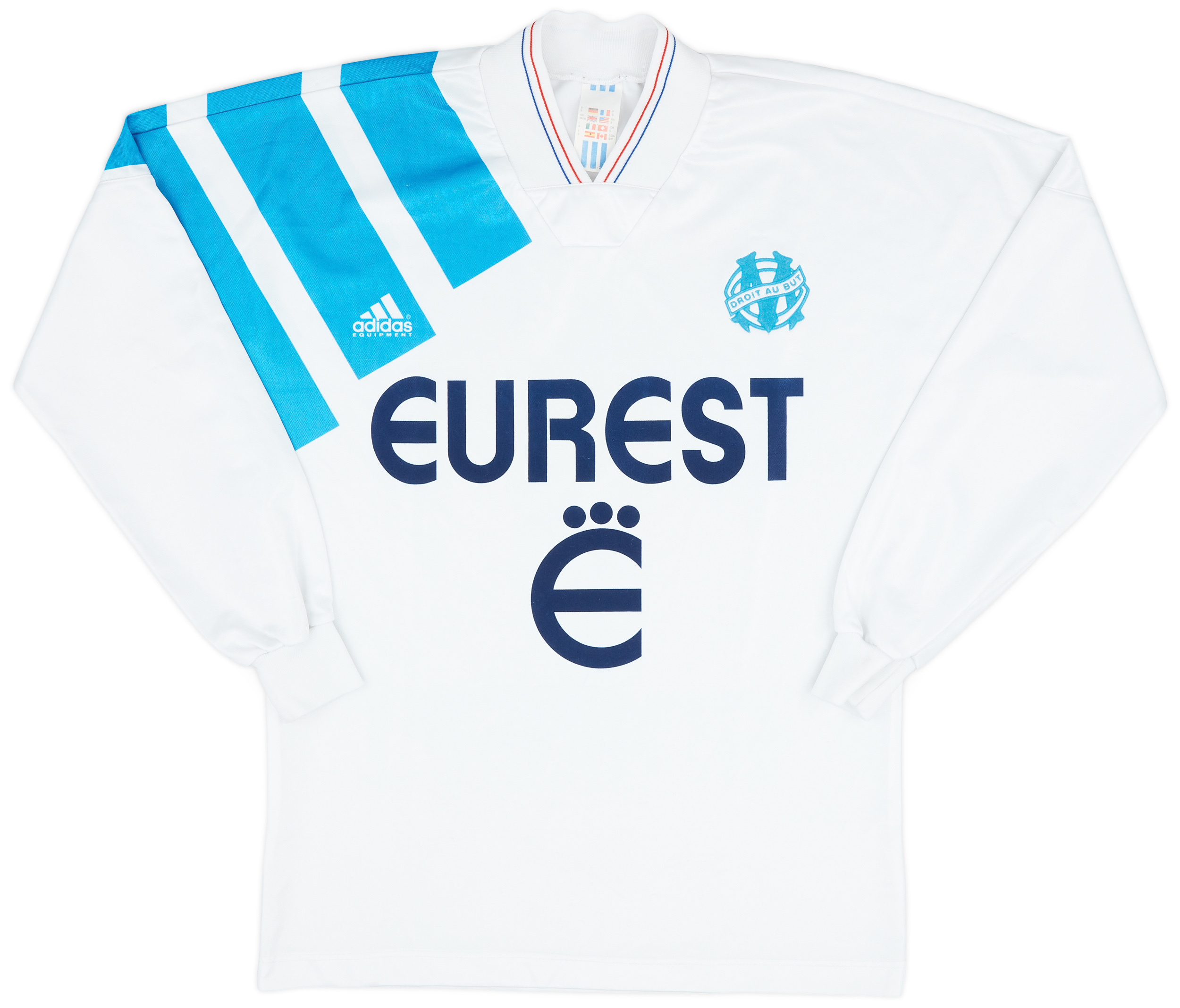 1993-94 Olympique Marseille Home Shirt - 8/10 - ()