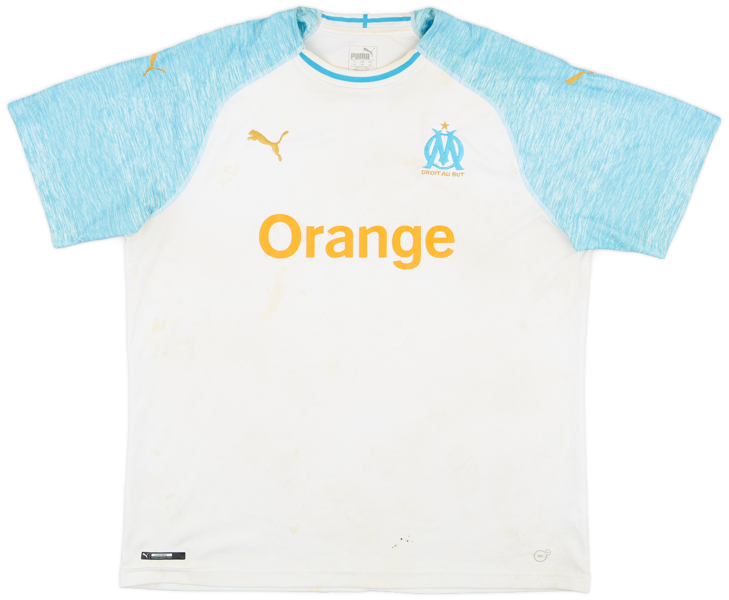 2018-19 Olympique Marseille Home Shirt - 3/10 - ()