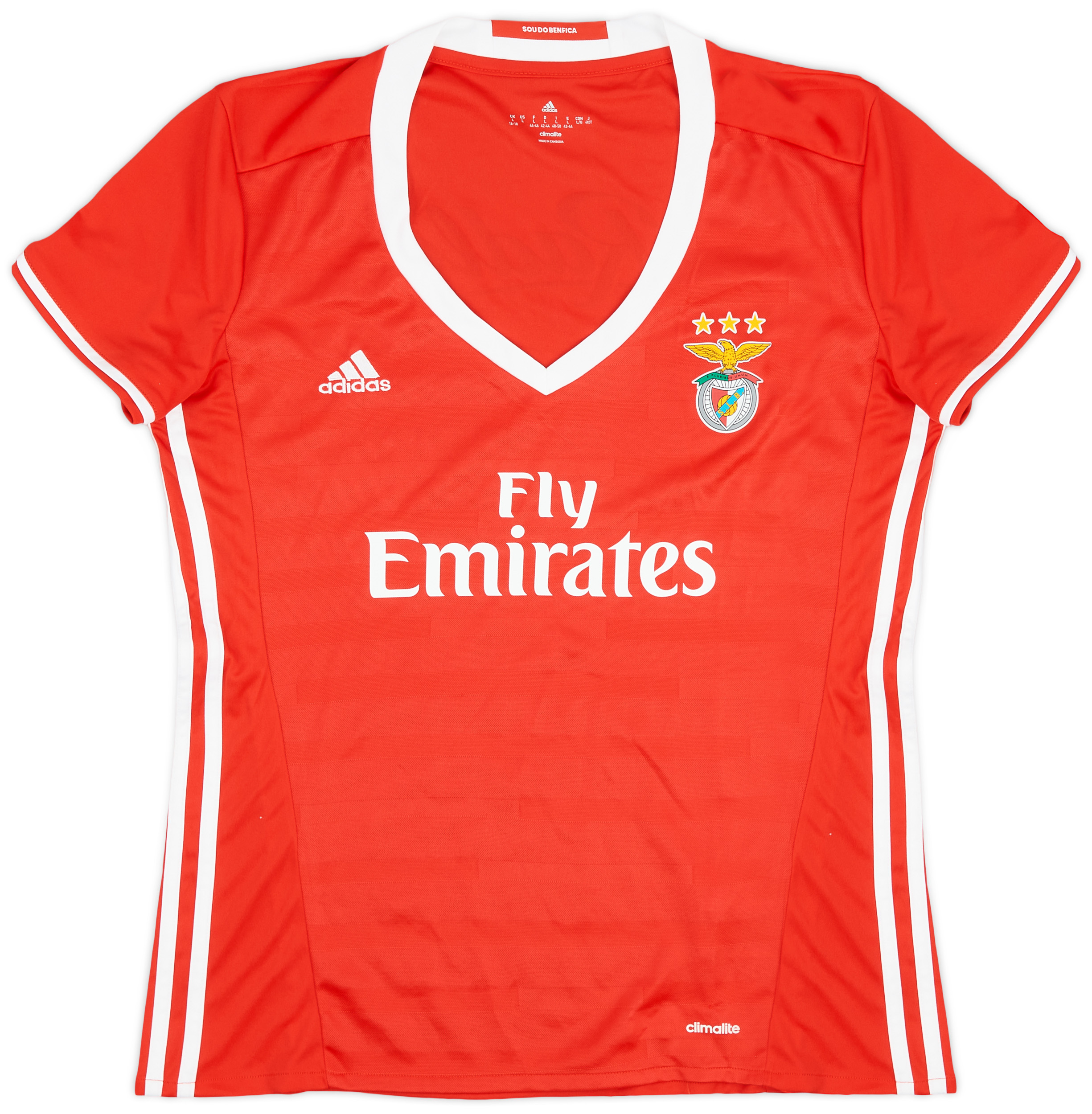 2016-17 Benfica Home Shirt - 9/10 - (Women's )