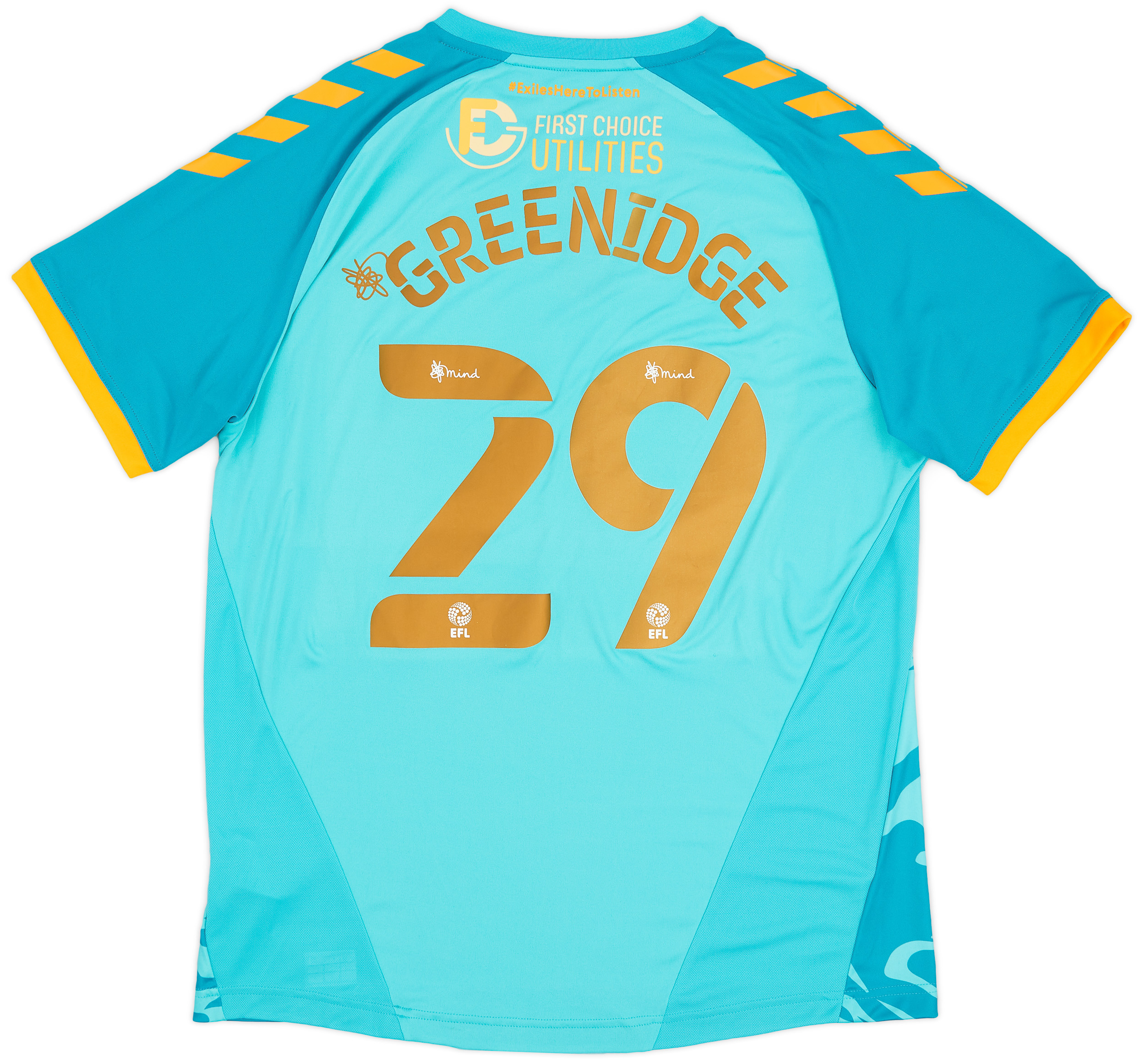 2021-22 Newport County Away Shirt Greenidge #29 - 9/10 - ()