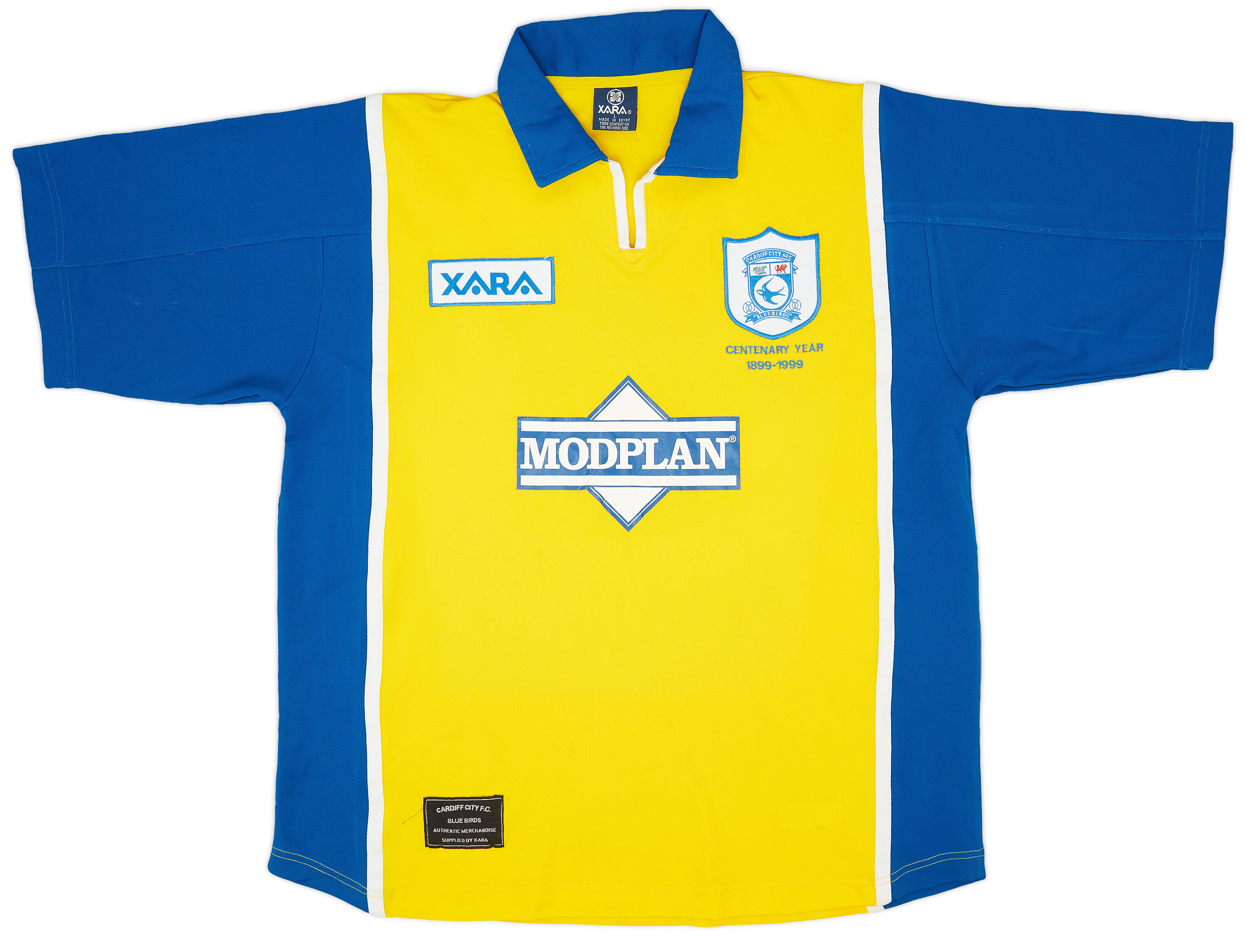 1999-00 Cardiff City Away Shirt - 6/10 - ()