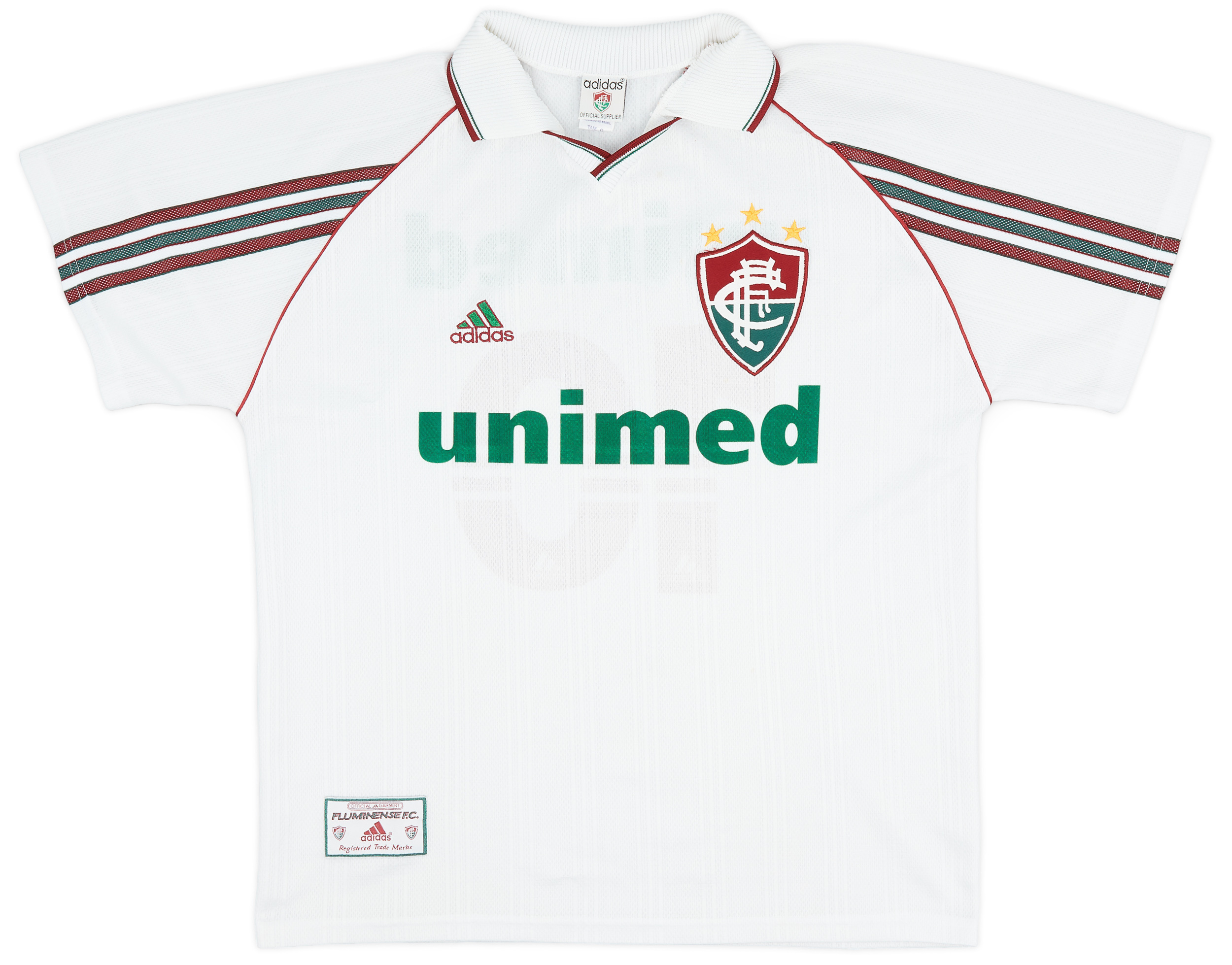1998-00 Fluminense Away Shirt #10 - 8/10 - ()