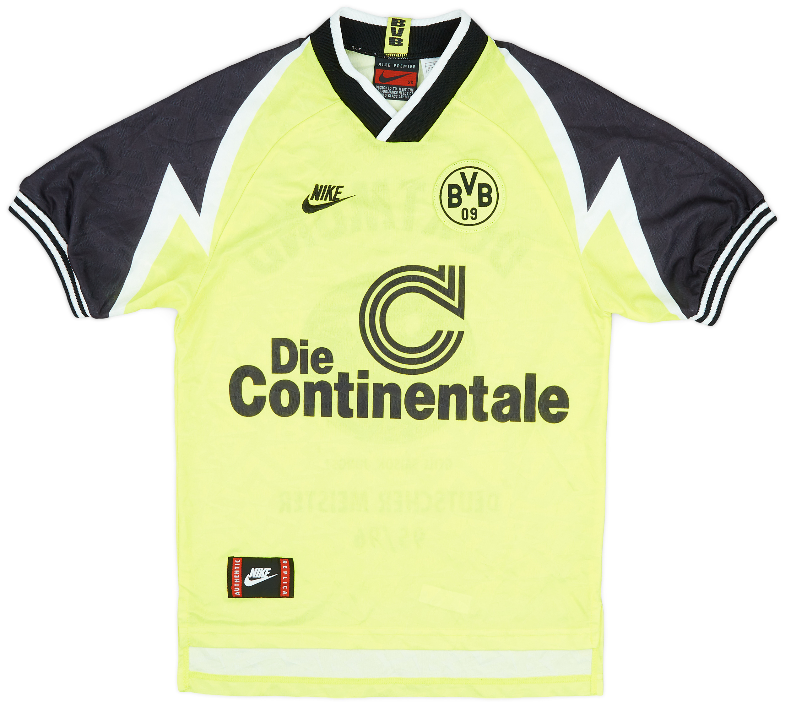1995-96 Borussia Dortmund 'Deutscher Meister' Home Shirt - 9/10 - ()