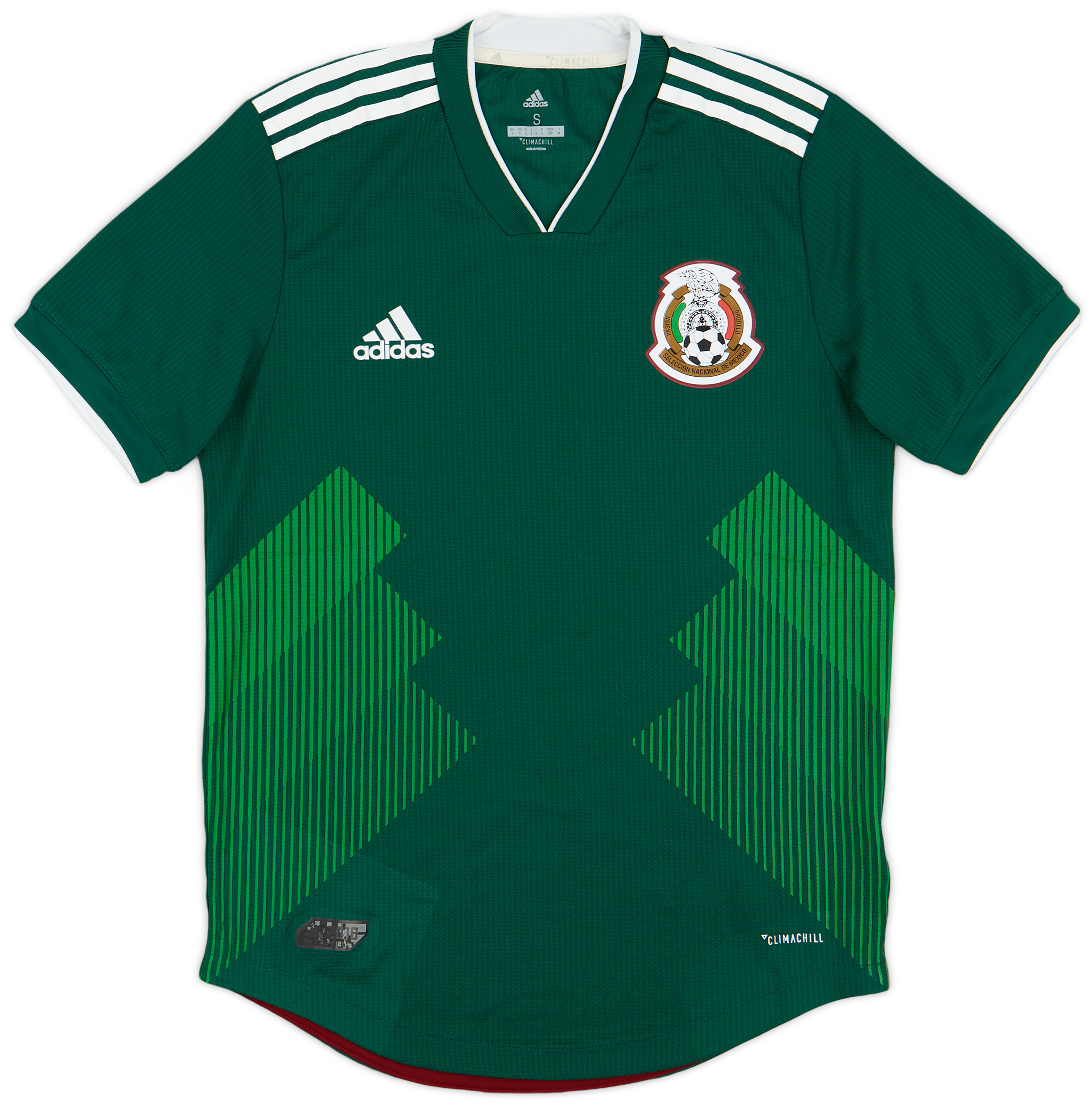 2018-19 Mexico Authentic Home Shirt - 9/10 - ()