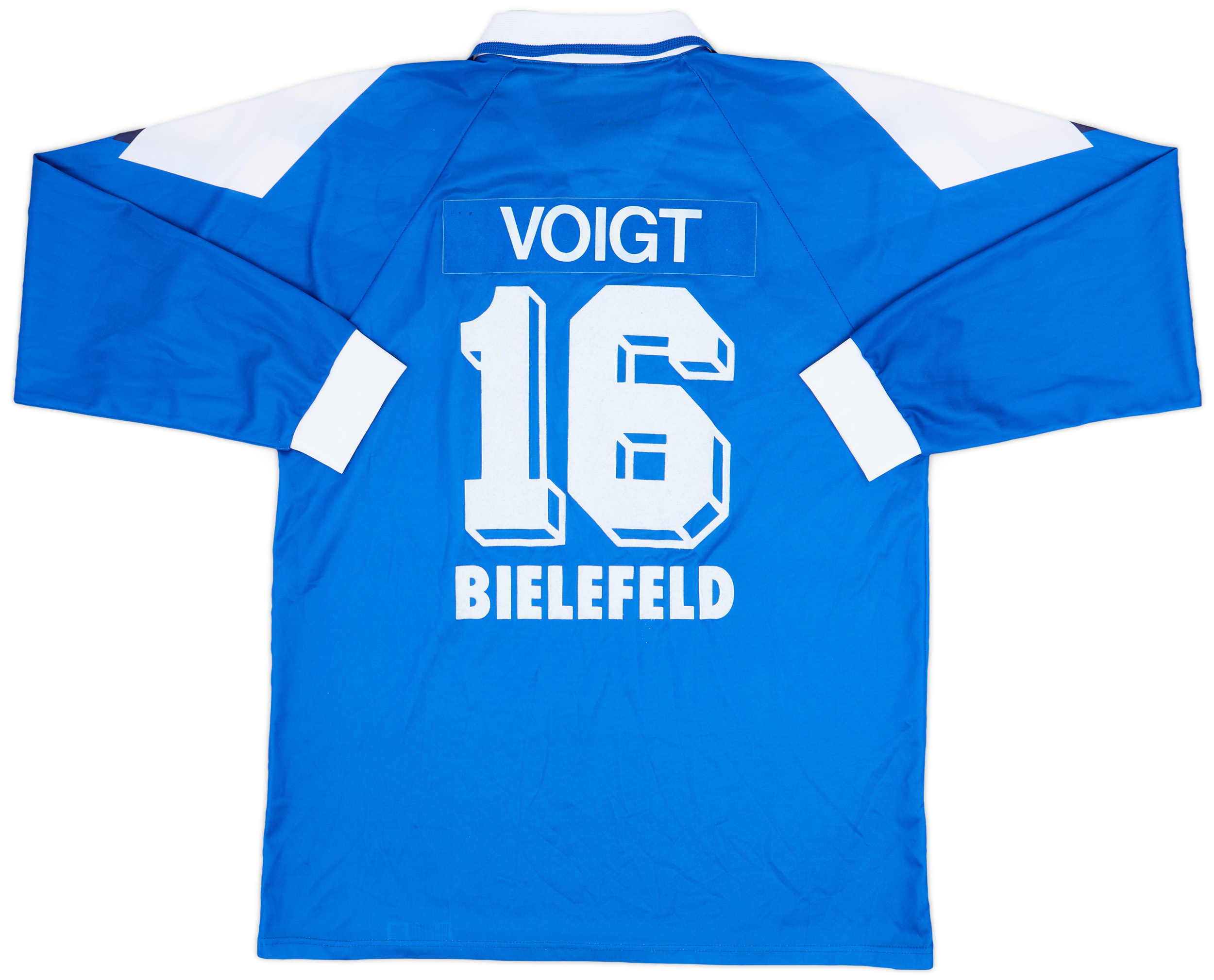 1994-96 Arminia Bielefeld Home Shirt Voigt #16 - 8/10 - ()