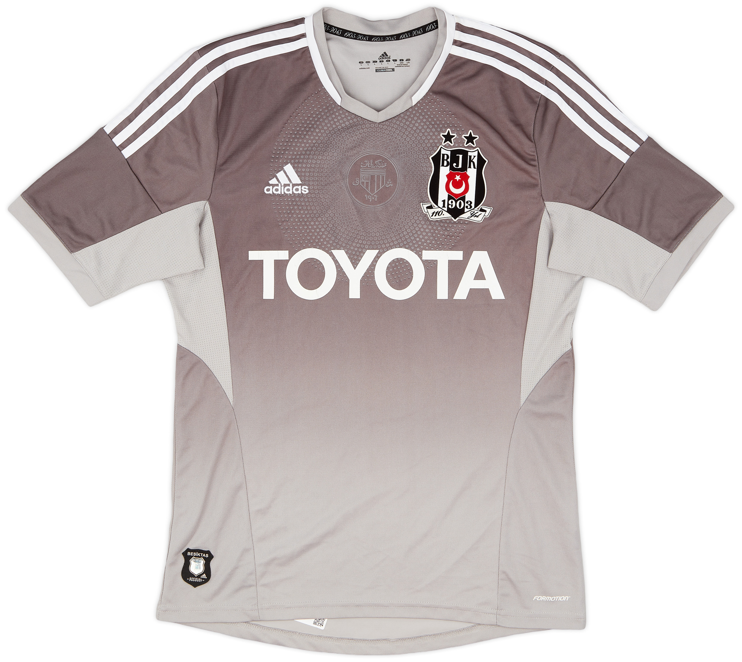 2013-14 Besiktas '110 yıl' Formotion Third Shirt - 7/10 - ()