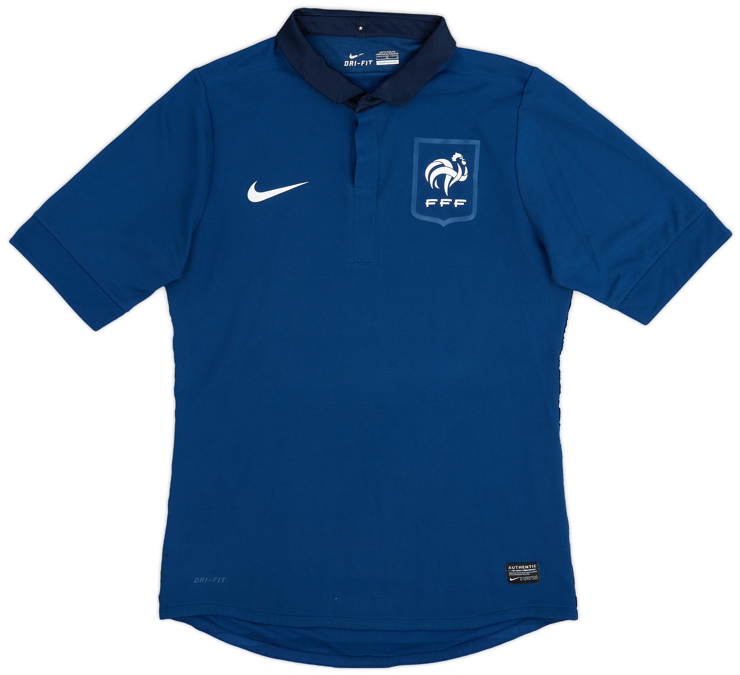 2011-12 France Authentic Home Shirt - 8/10 - ()