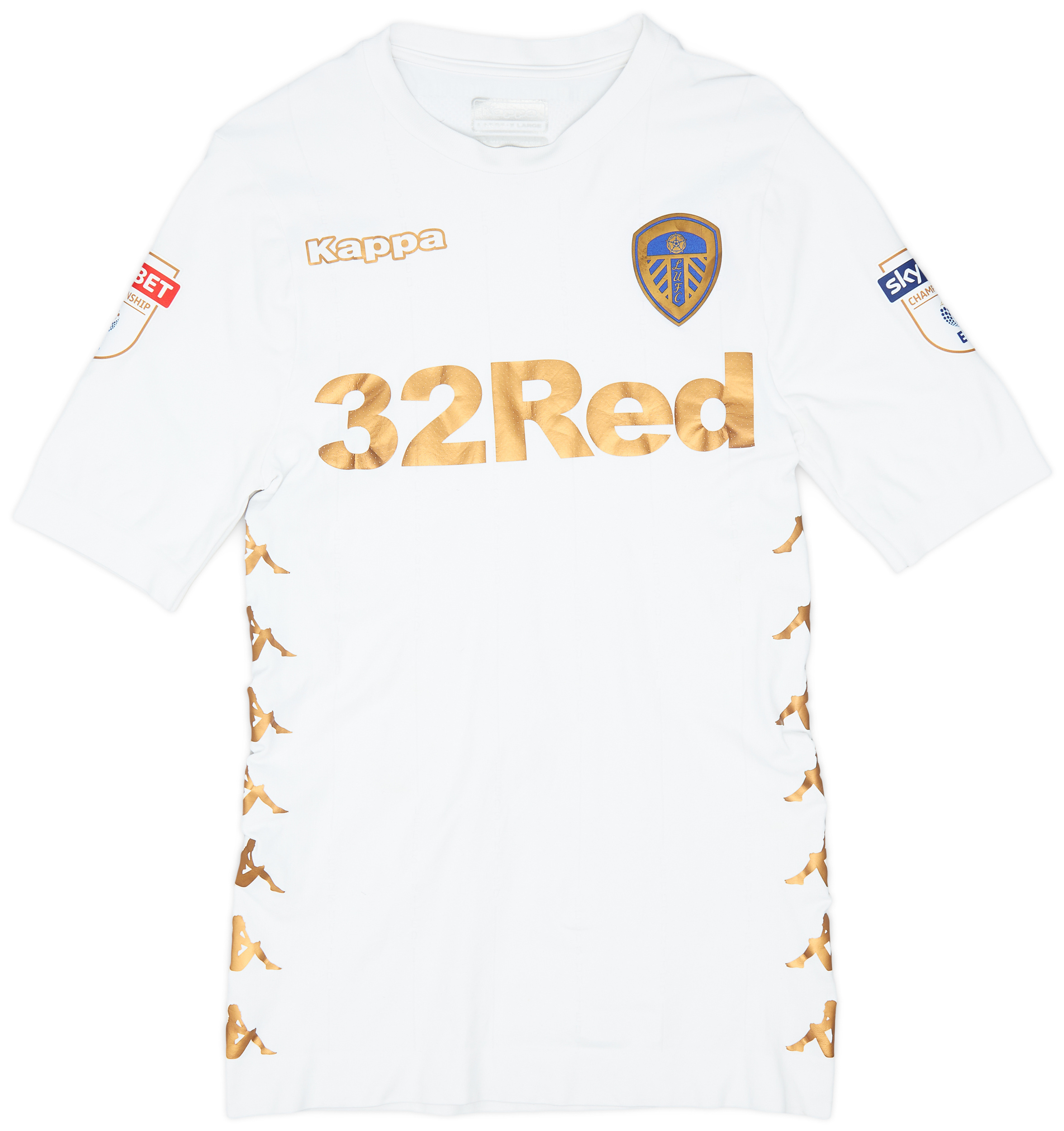 2017-18 Leeds United Authentic Kombat Home Shirt - 8/10 - (/)