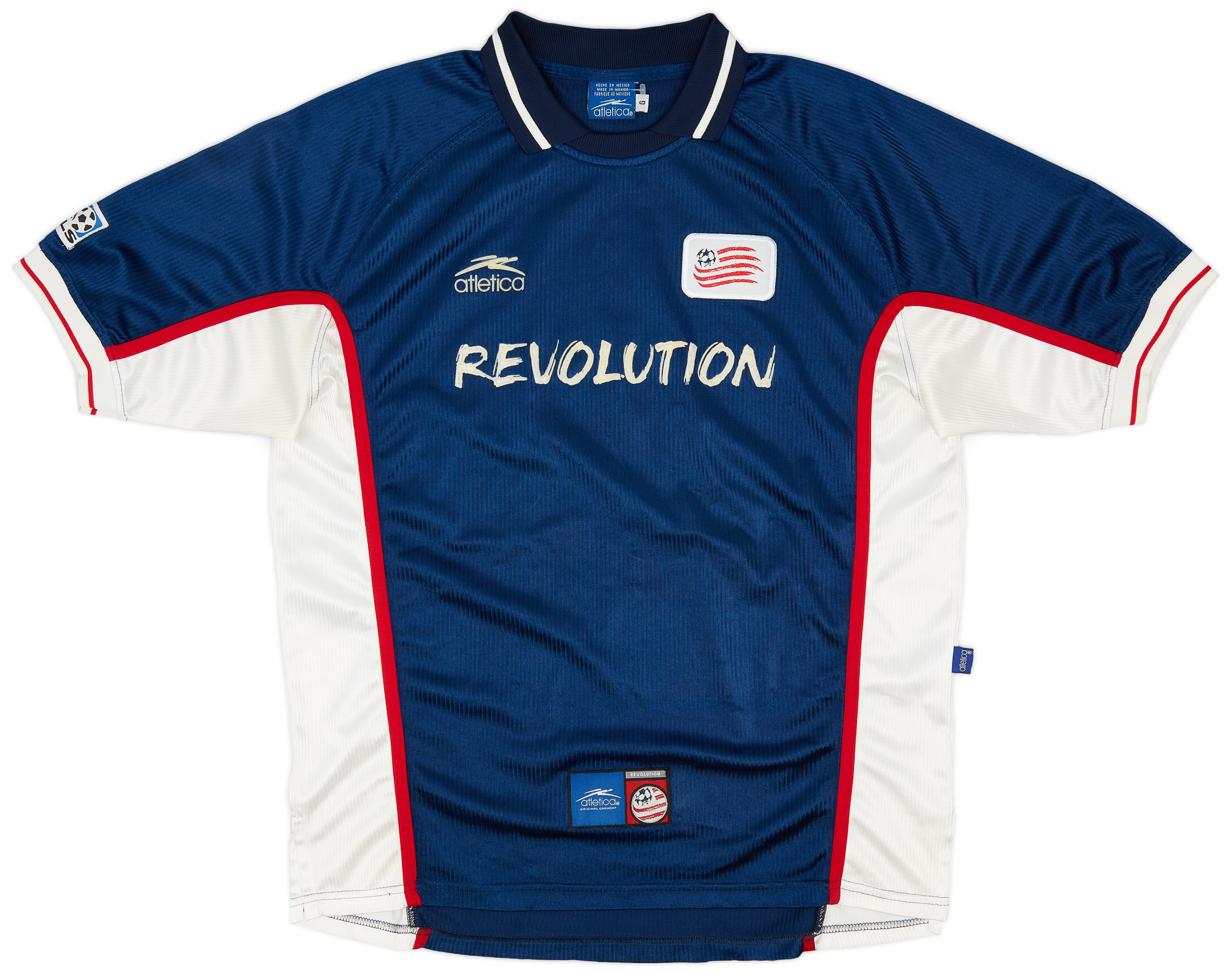 2000 New England Revolution Home Shirt - 8/10 - ()