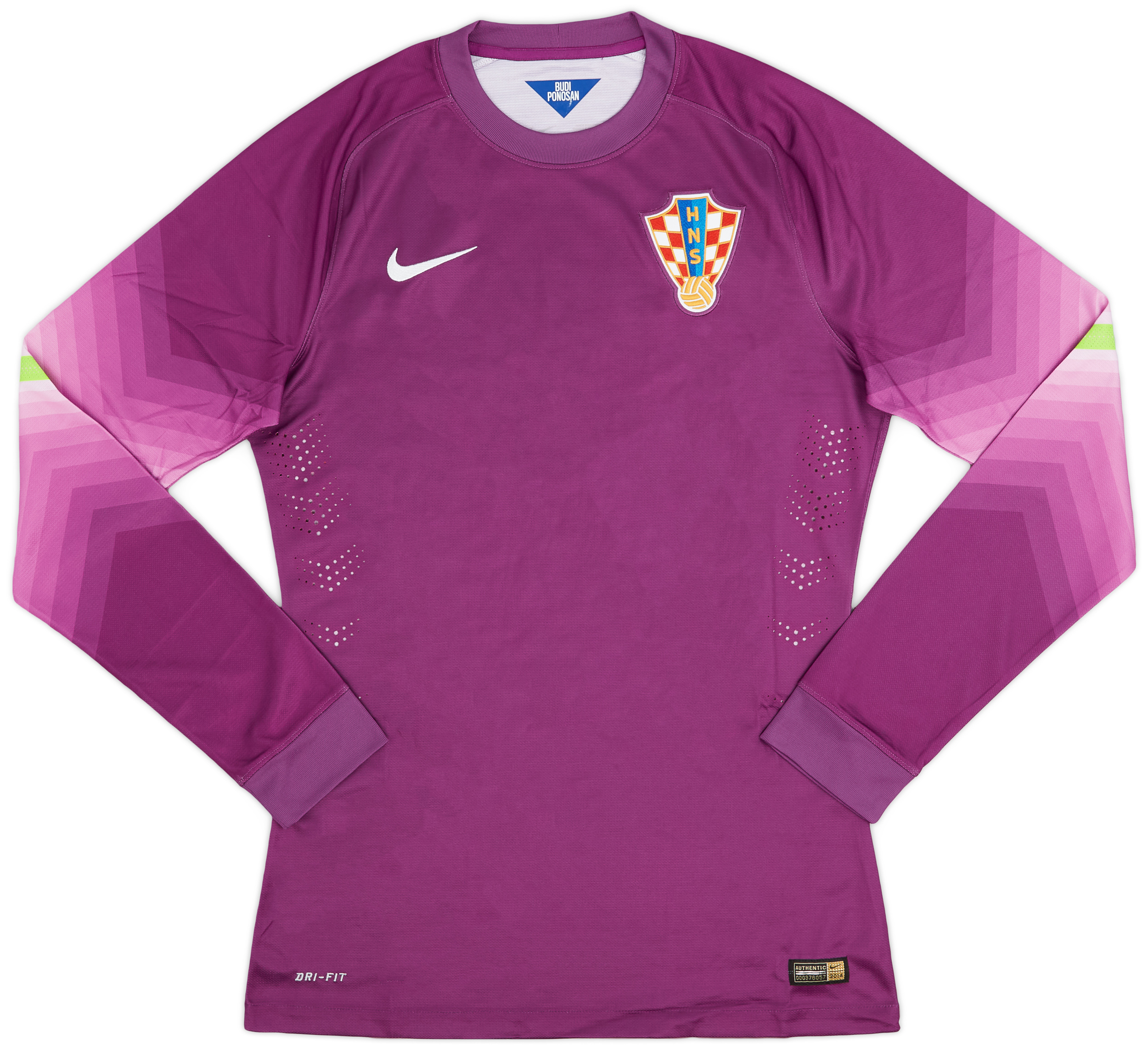 2014-15 Croatia Player Issue GK Shirt - 9/10 - ()