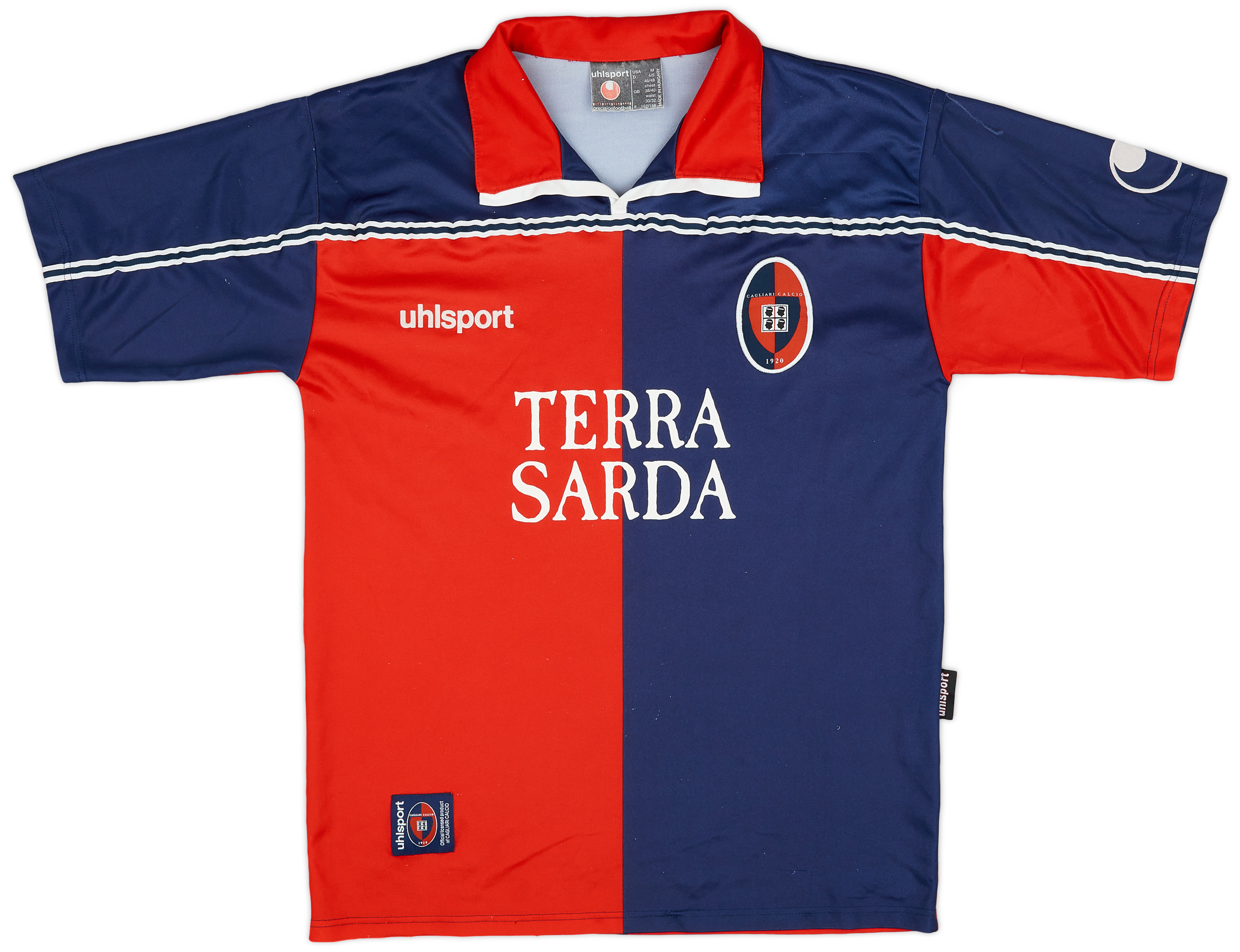 2000-01 Cagliari Home Shirt - 7/10 - ()