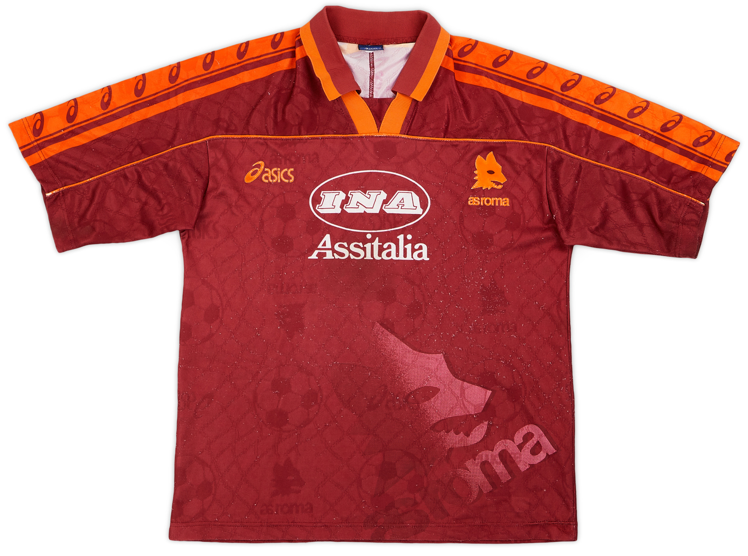 1995-96 Roma Home Shirt - 6/10 - ()