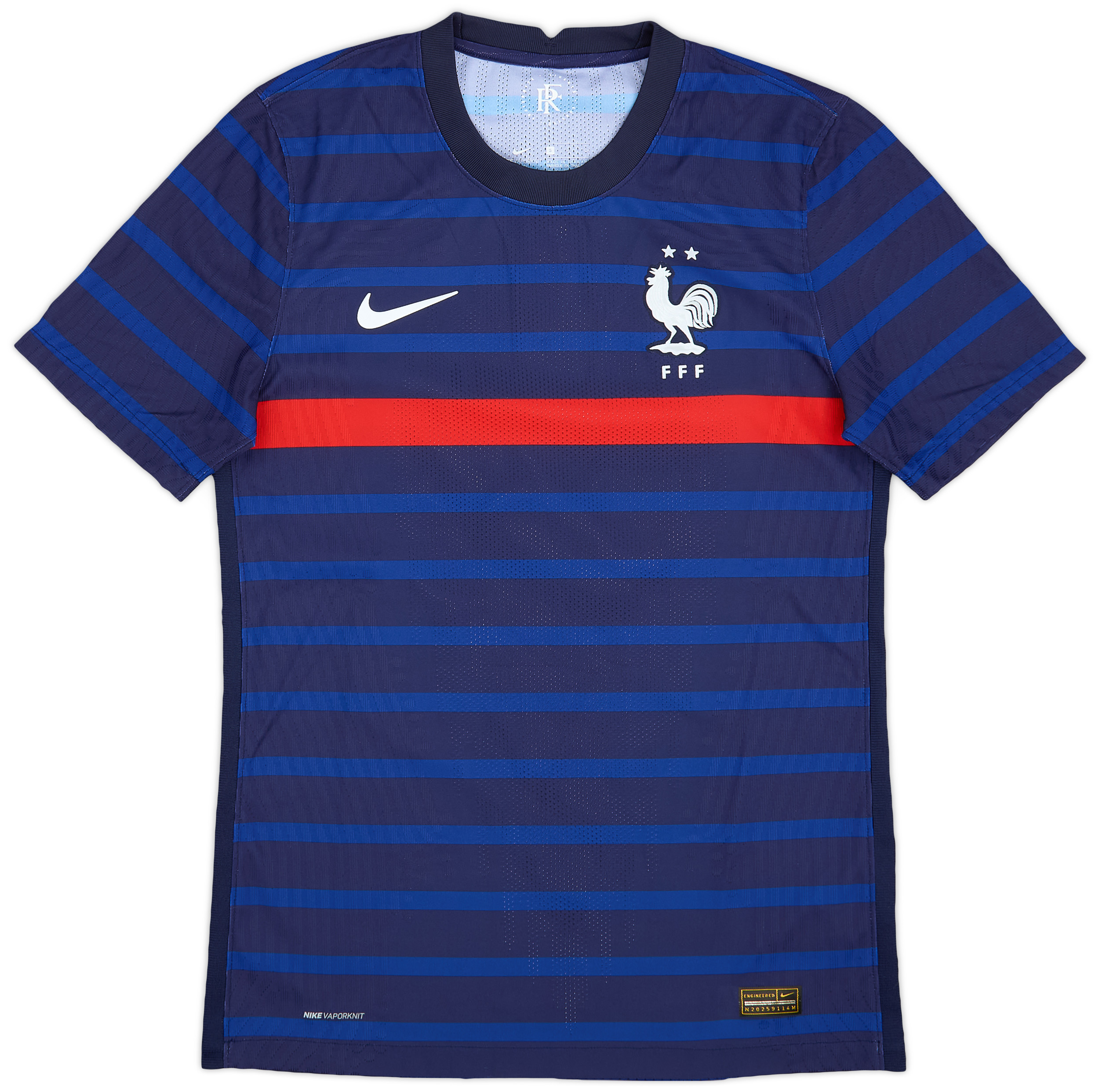 2020-21 France Authentic Home Shirt - 10/10 - ()