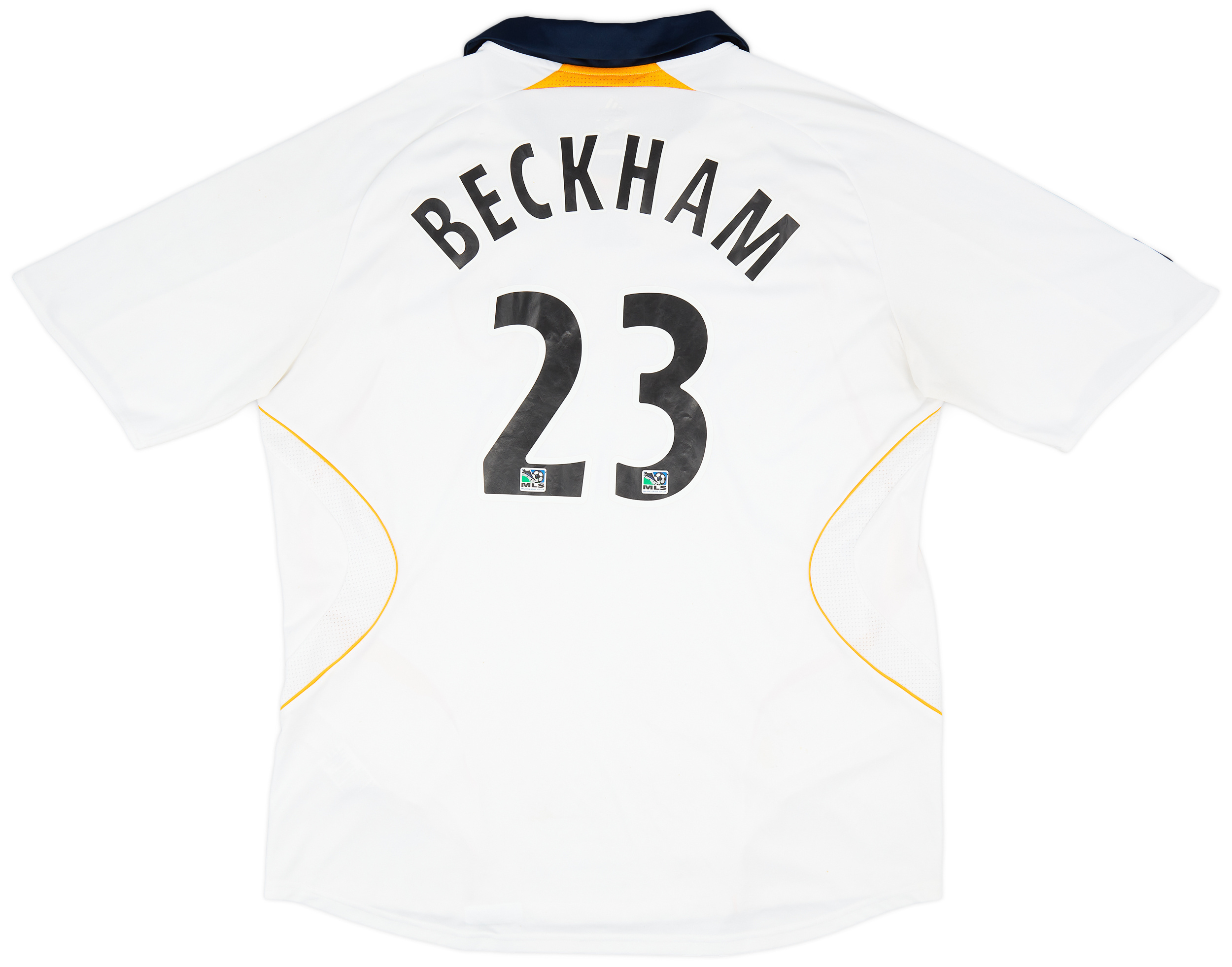 2007-08 LA Galaxy Home Shirt Beckham #23 - 8/10 - ()