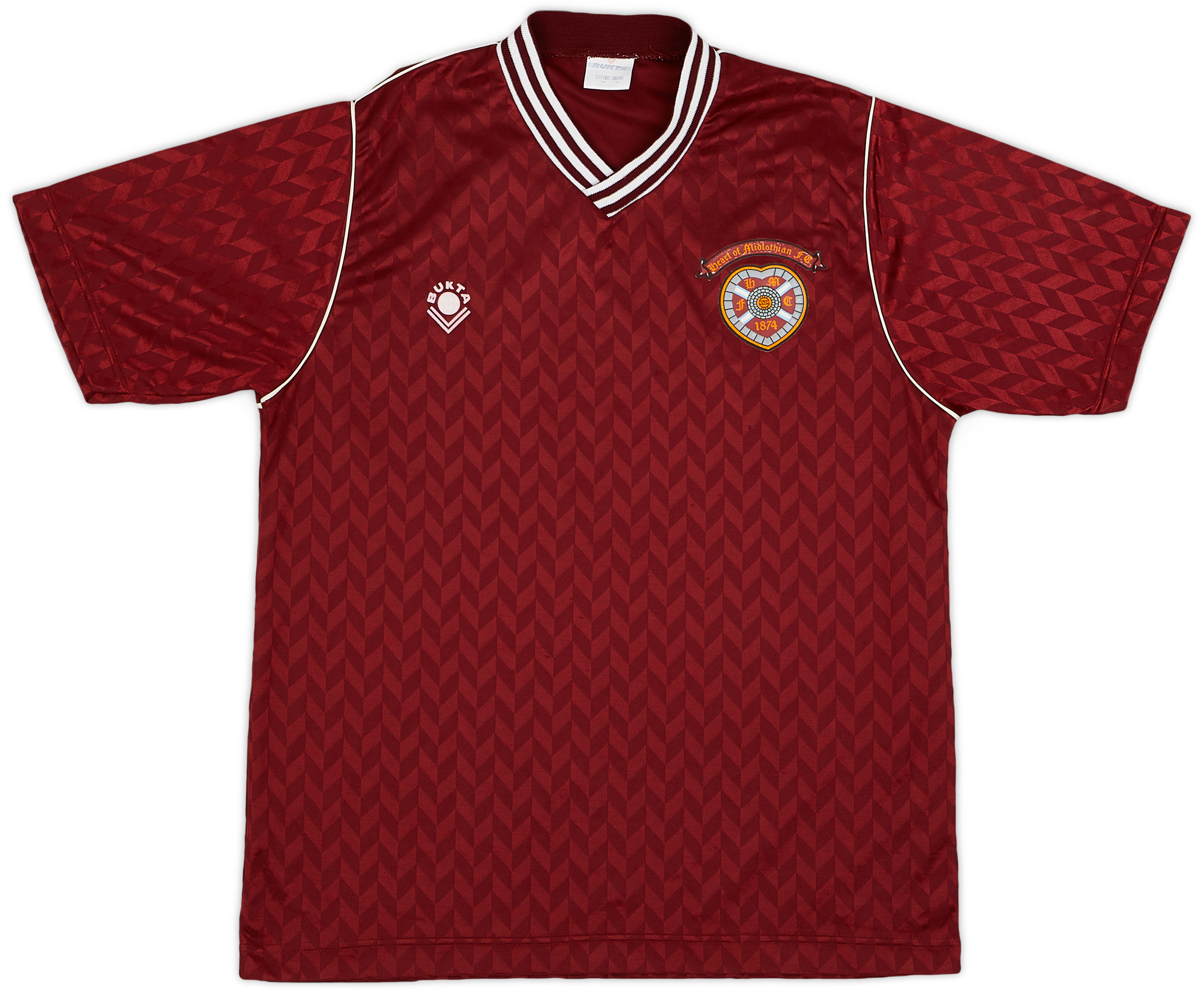 1989-90 Heart Of Midlothian (Hearts) Home Shirt - 9/10 - ()