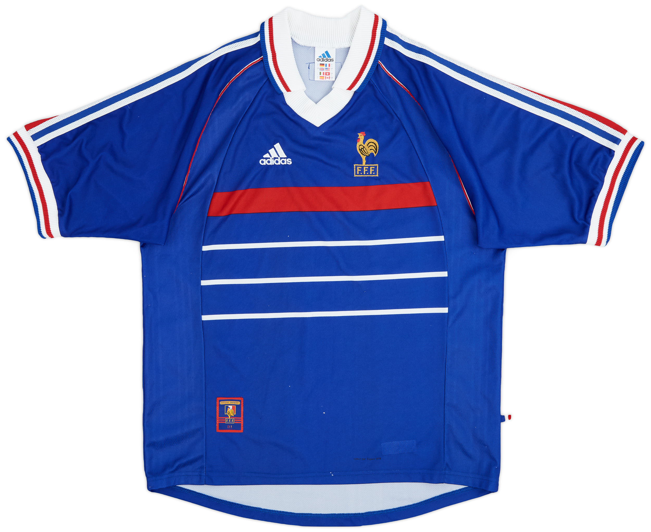1998-00 France Home Shirt - 6/10 - ()