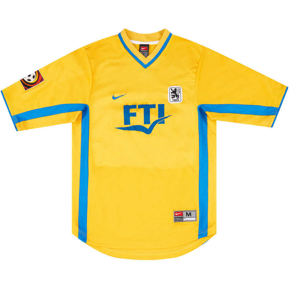 2001-02 1860 Munich Match Issue Third Shirt Mykland #14