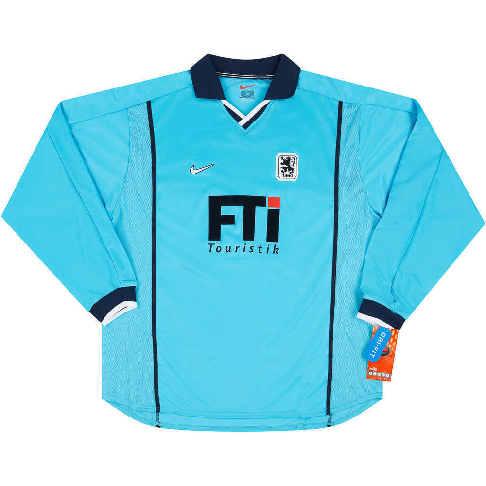 1999-01 1860 Munich Player Issue Home L/S Shirt *w/Tags* XL