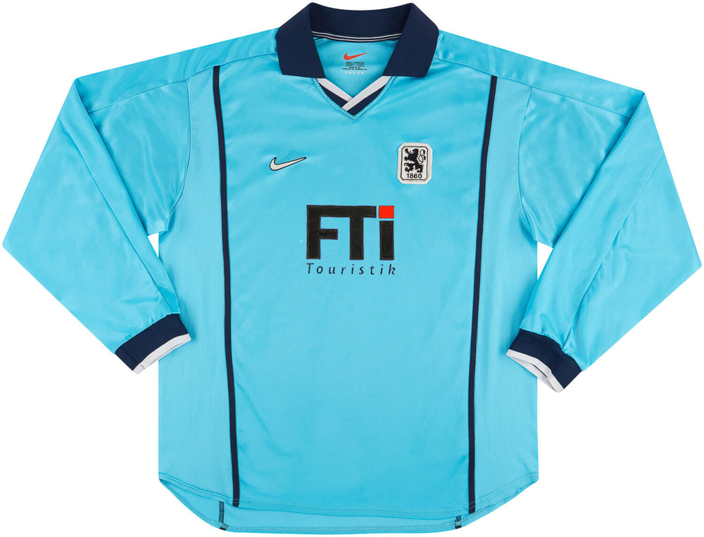 1999-01 1860 Munich Player Issue Home L/S Shirt (Excellent) XL-1860 Munich Staff Picks