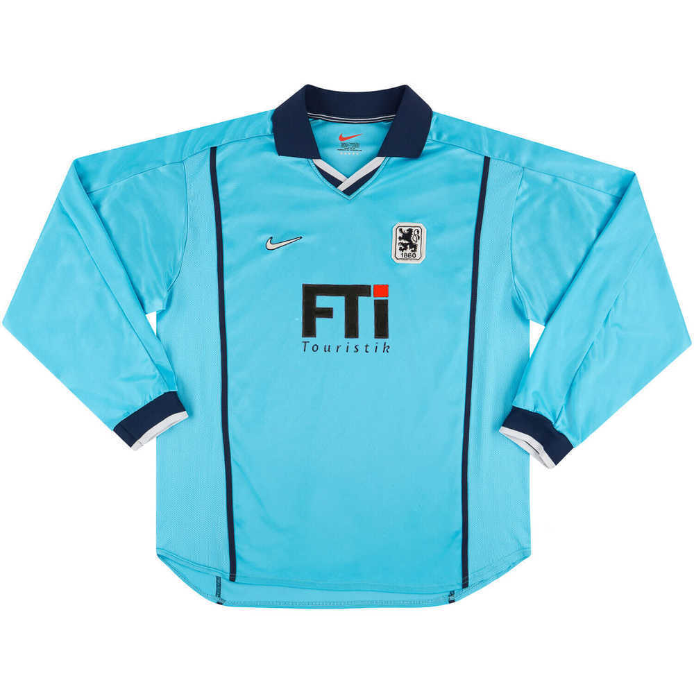 1999-01 1860 Munich Player Issue Home L/S Shirt (Excellent) XL