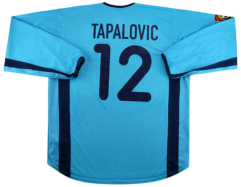 2001-02 1860 Munich Match Issue Home L/S Shirt Tapalović #12-1860 Munich Names & Numbers Match Worn Shirts Match Issue