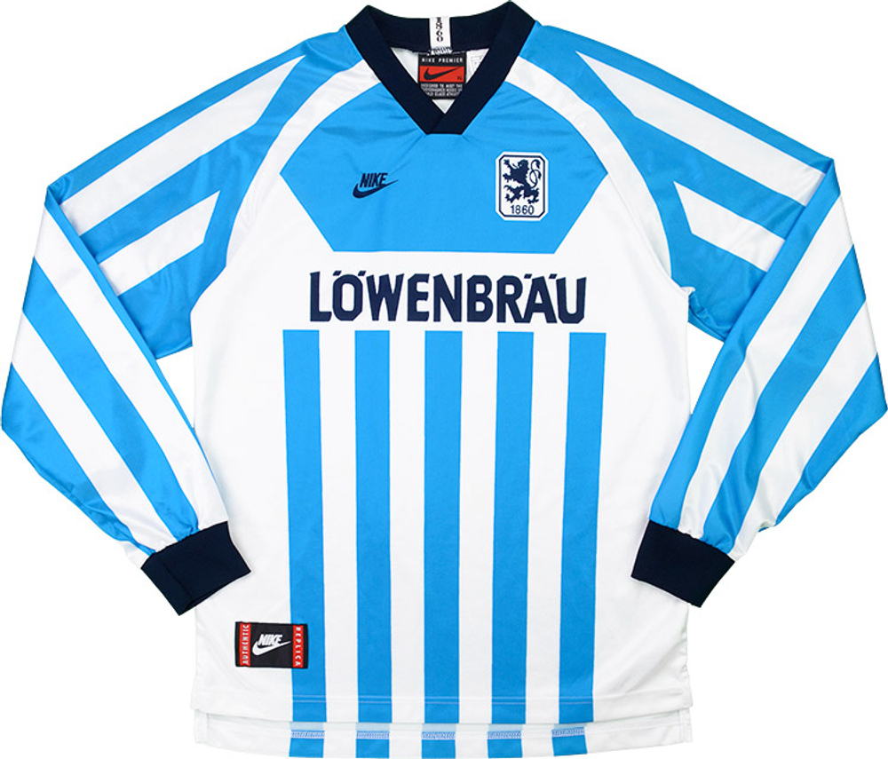 1995-96 1860 Munich Home L/S Shirt (Excellent) XL-Specials 1860 Munich