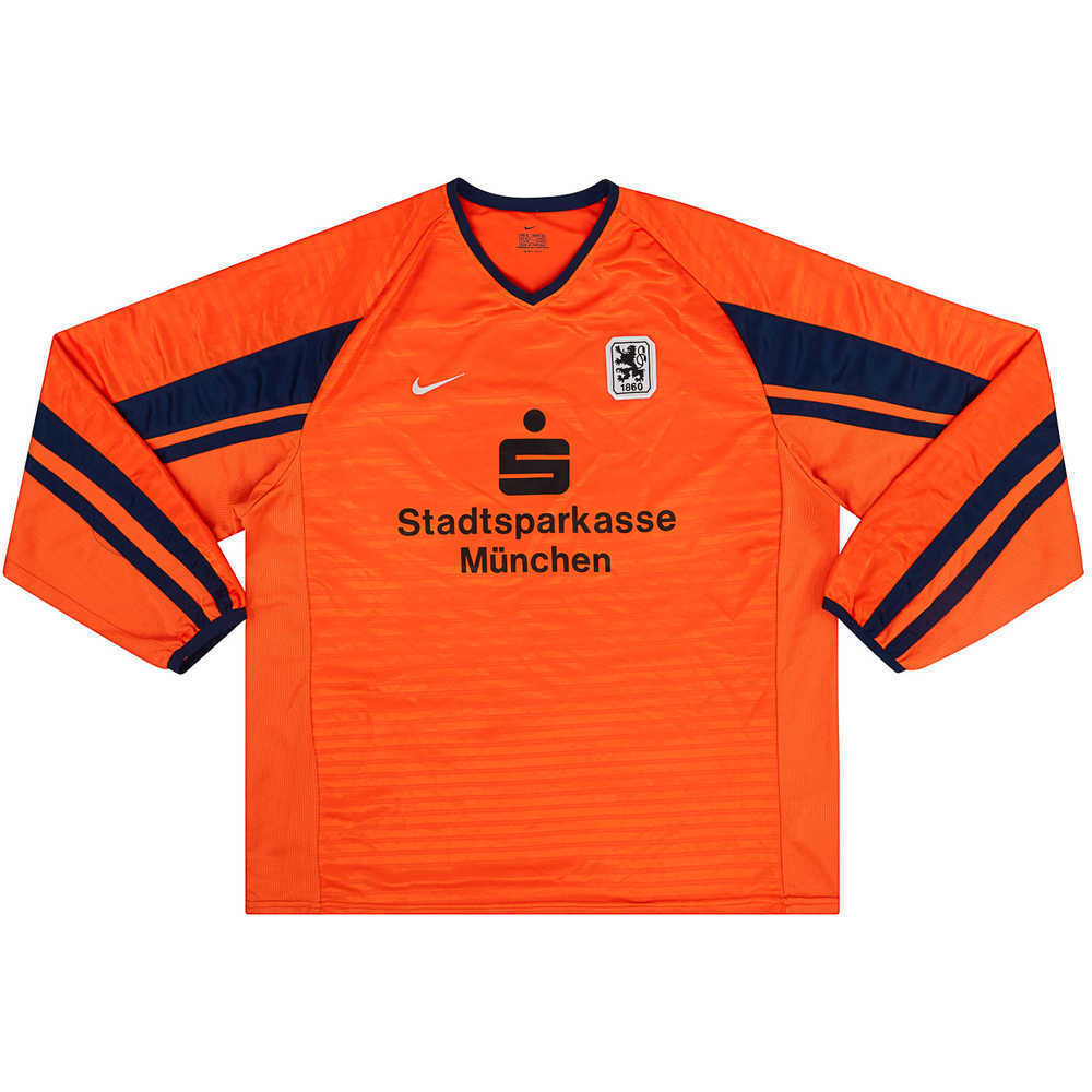 2001-02 1860 Munich II Match Issue Away L/S Shirt #17 