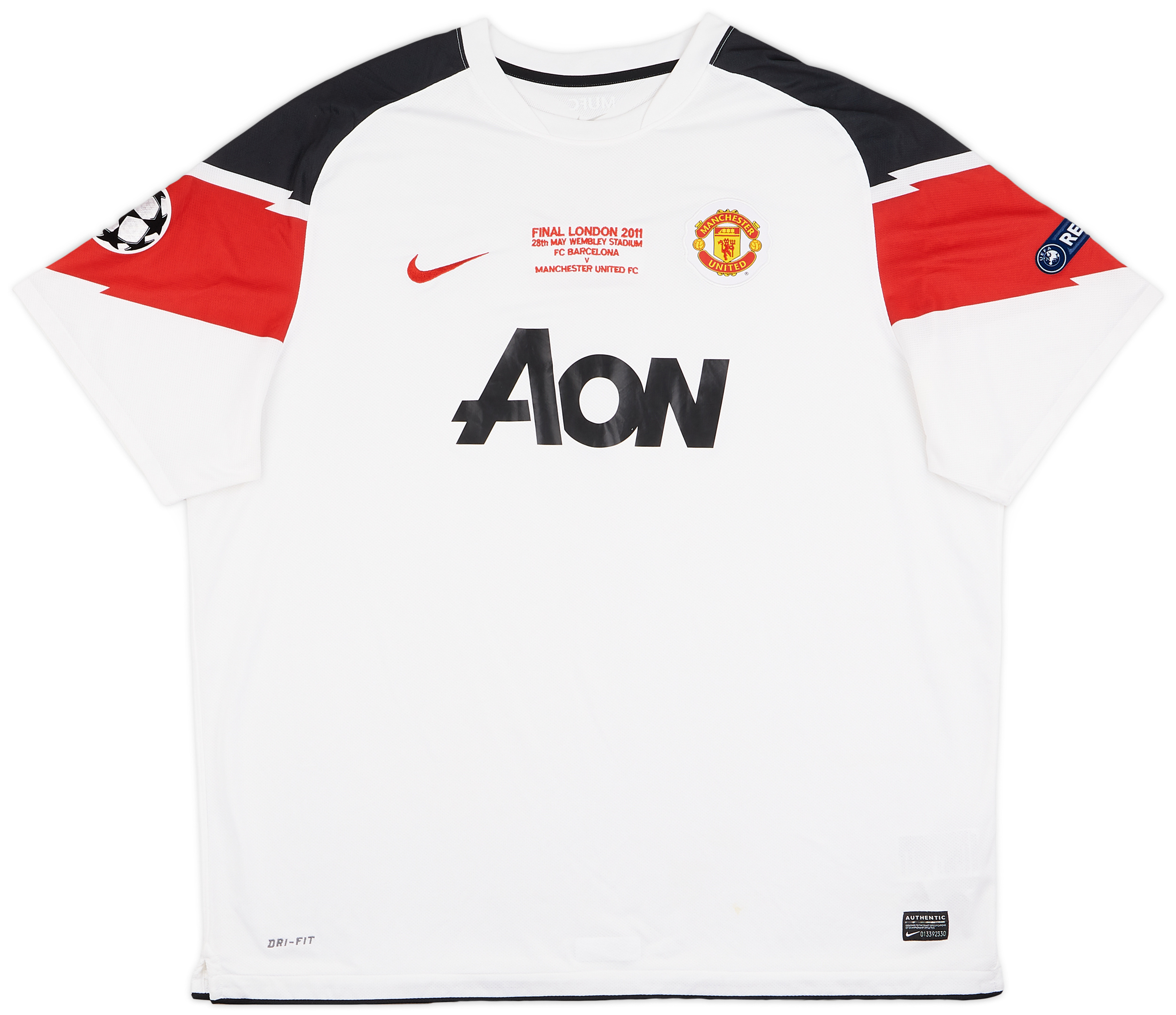 2010-12 Manchester United Champions League Final Away Shirt - 8/10 - ()