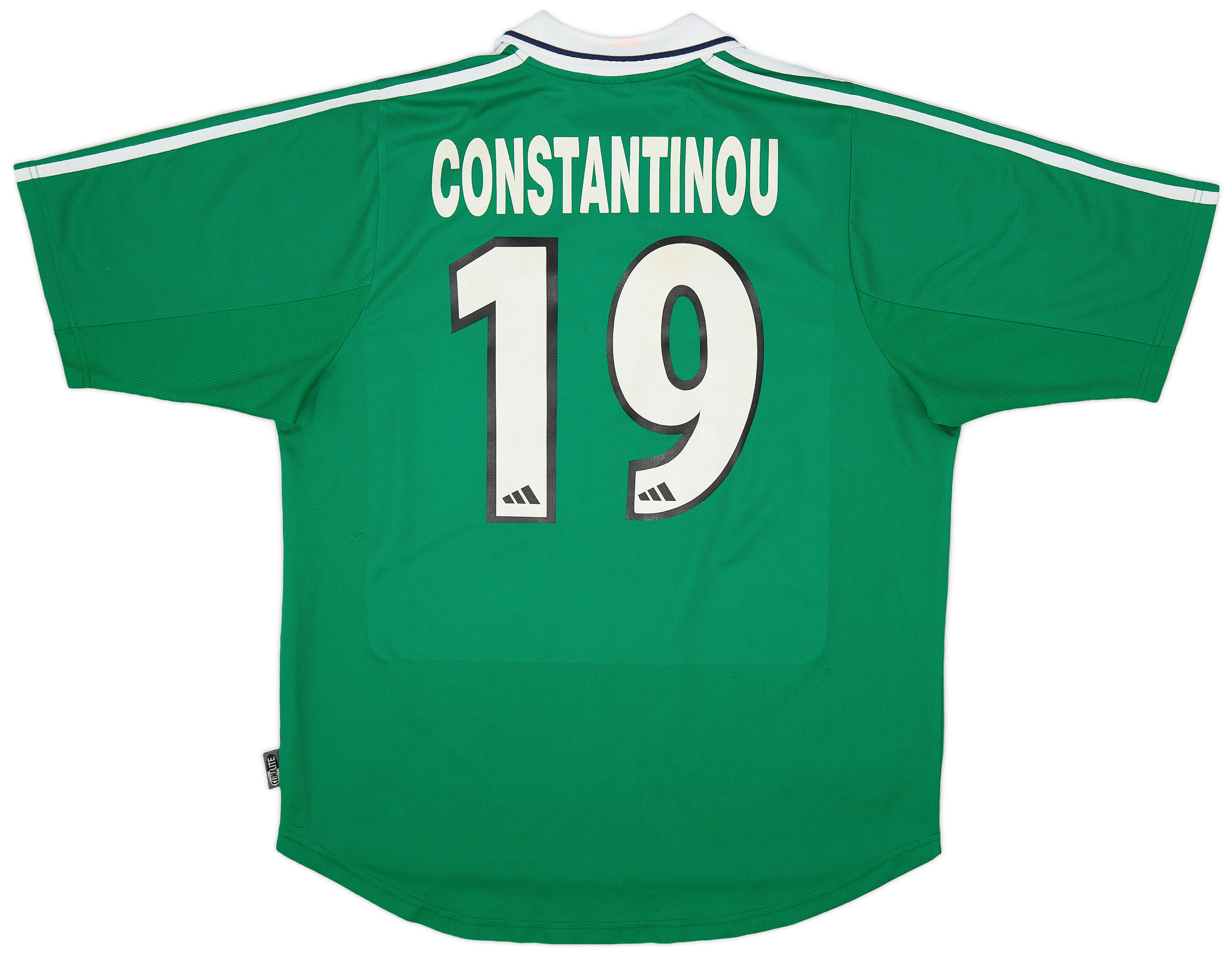 2000-01 Panathinaikos Home Shirt Constantinou #19 - 7/10 - ()