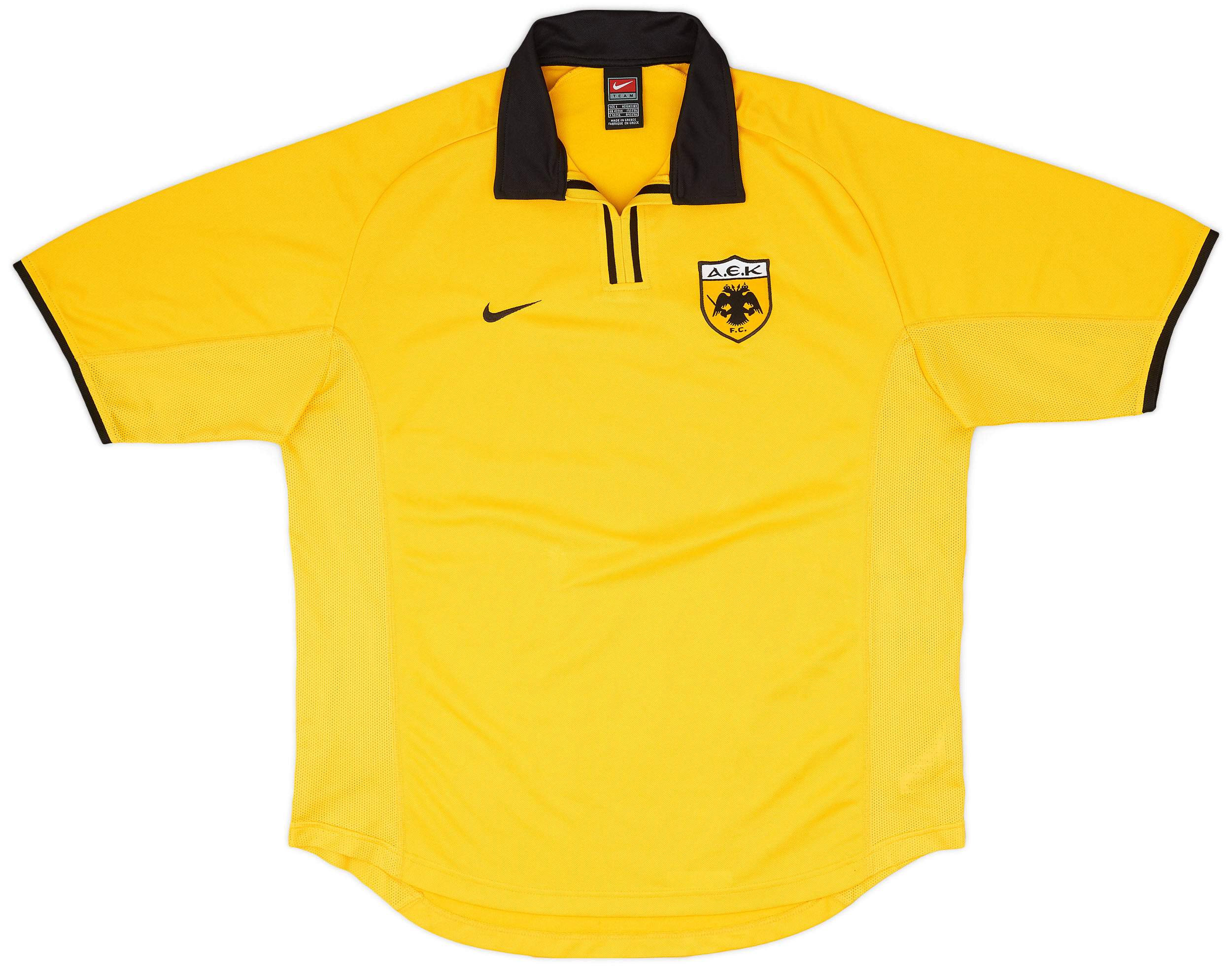 2000-02 AEK Athens Home Shirt - 9/10 - ()