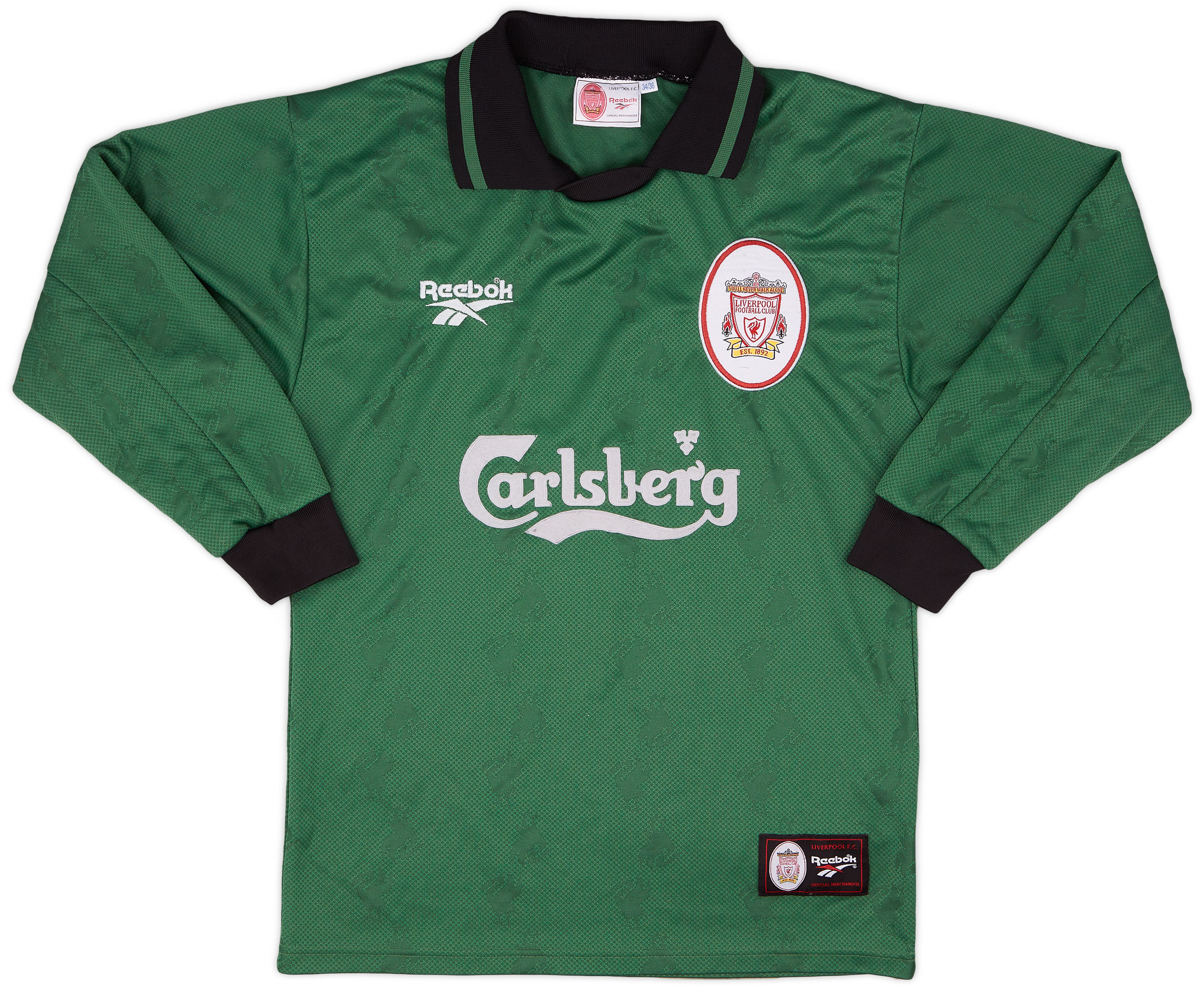 1996-97 Liverpool GK Shirt - 7/10 - ()