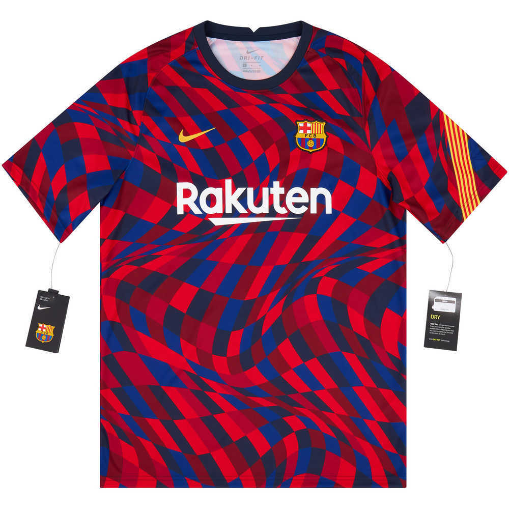 2020-21 Barcelona Nike Pre-Match Training Shirt *w/Tags*