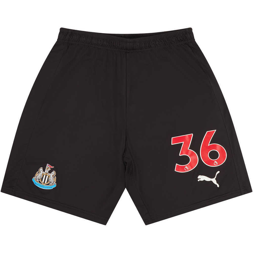 2019-20 Newcastle Match Issue Home Shorts # (Very Good)