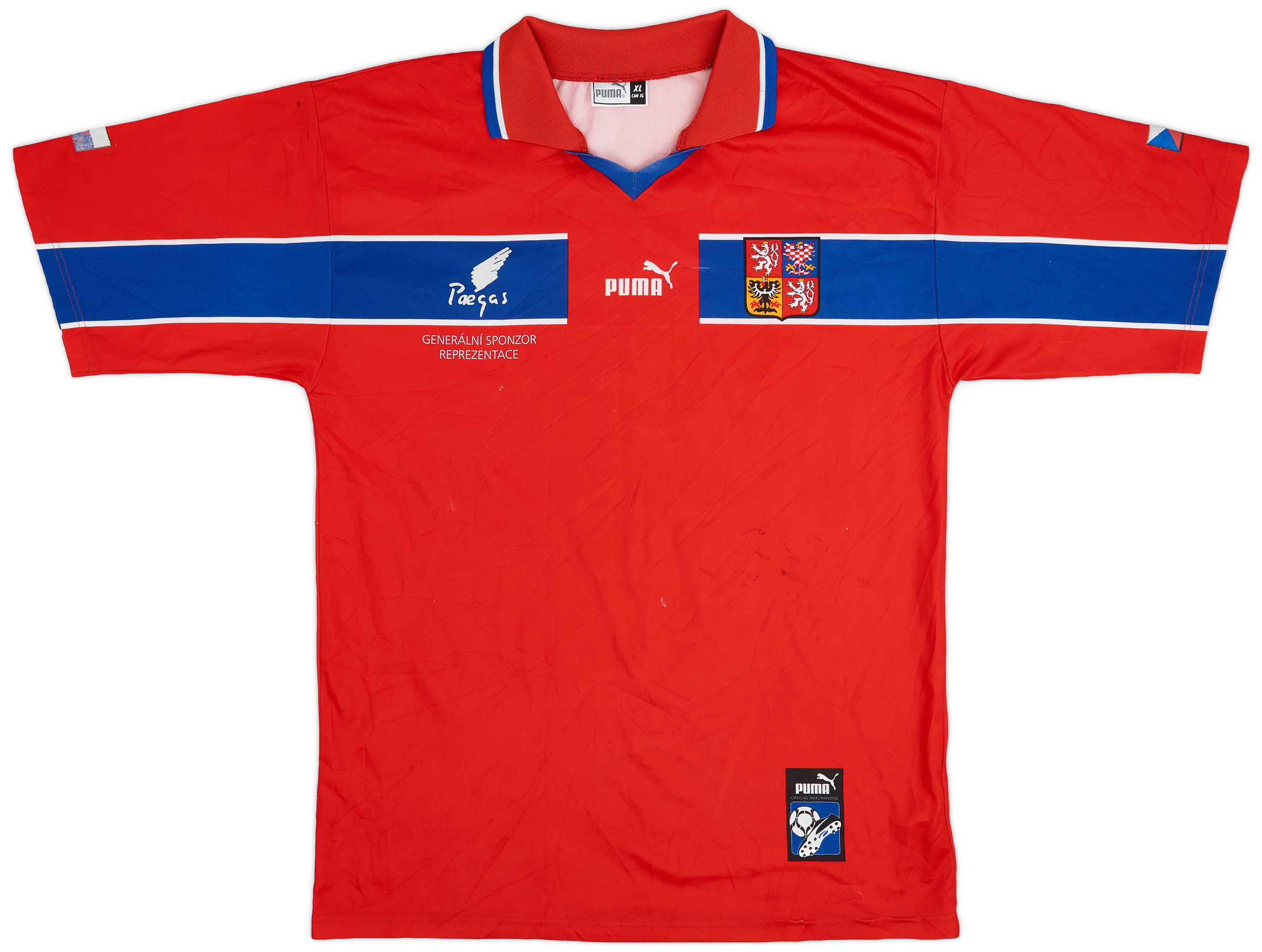 1998-00 Czech Republic Basic Home Shirt - 5/10 - ()