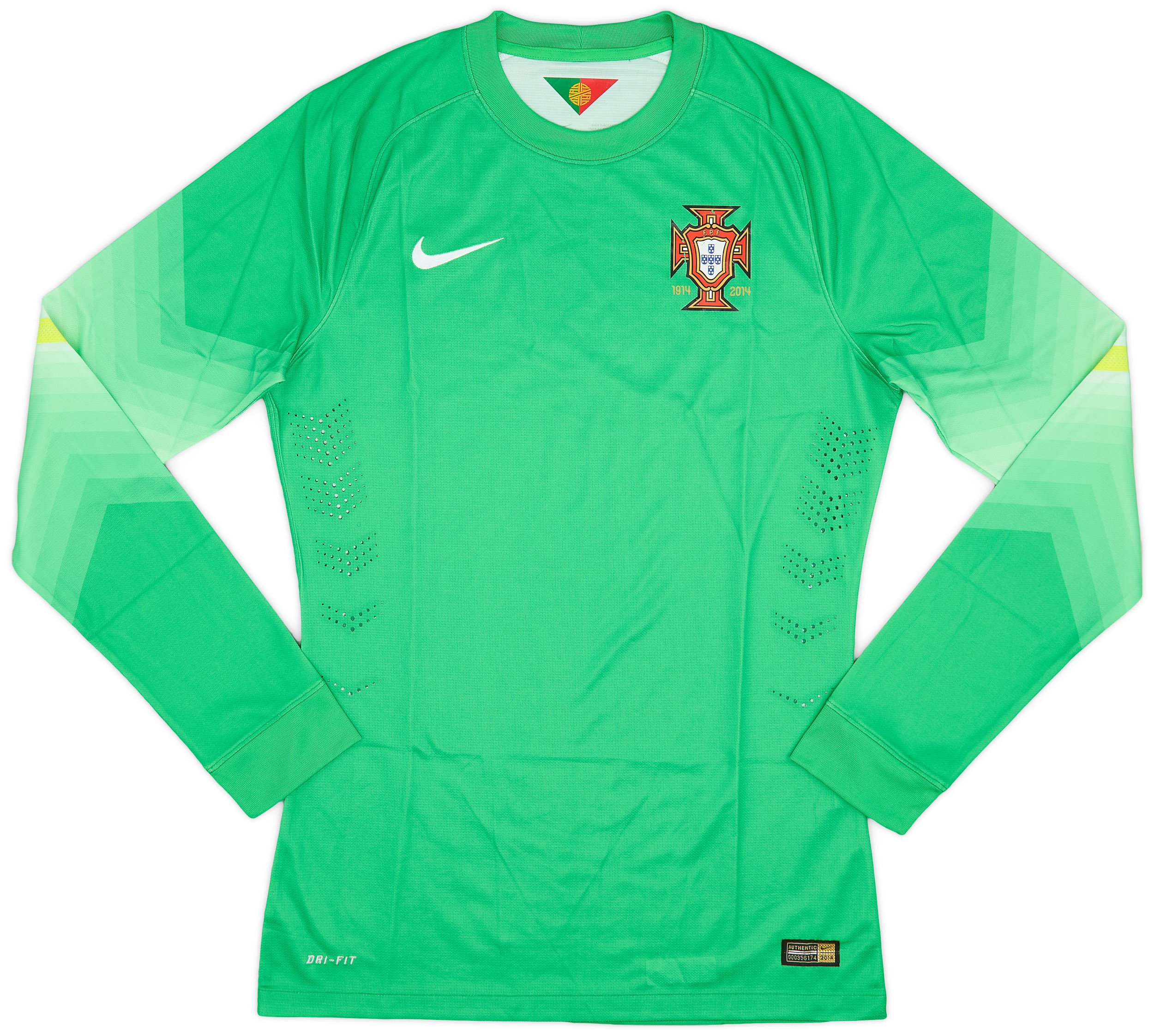 2014-16 Portugal Player Issue GK Shirt - 7/10 - ()