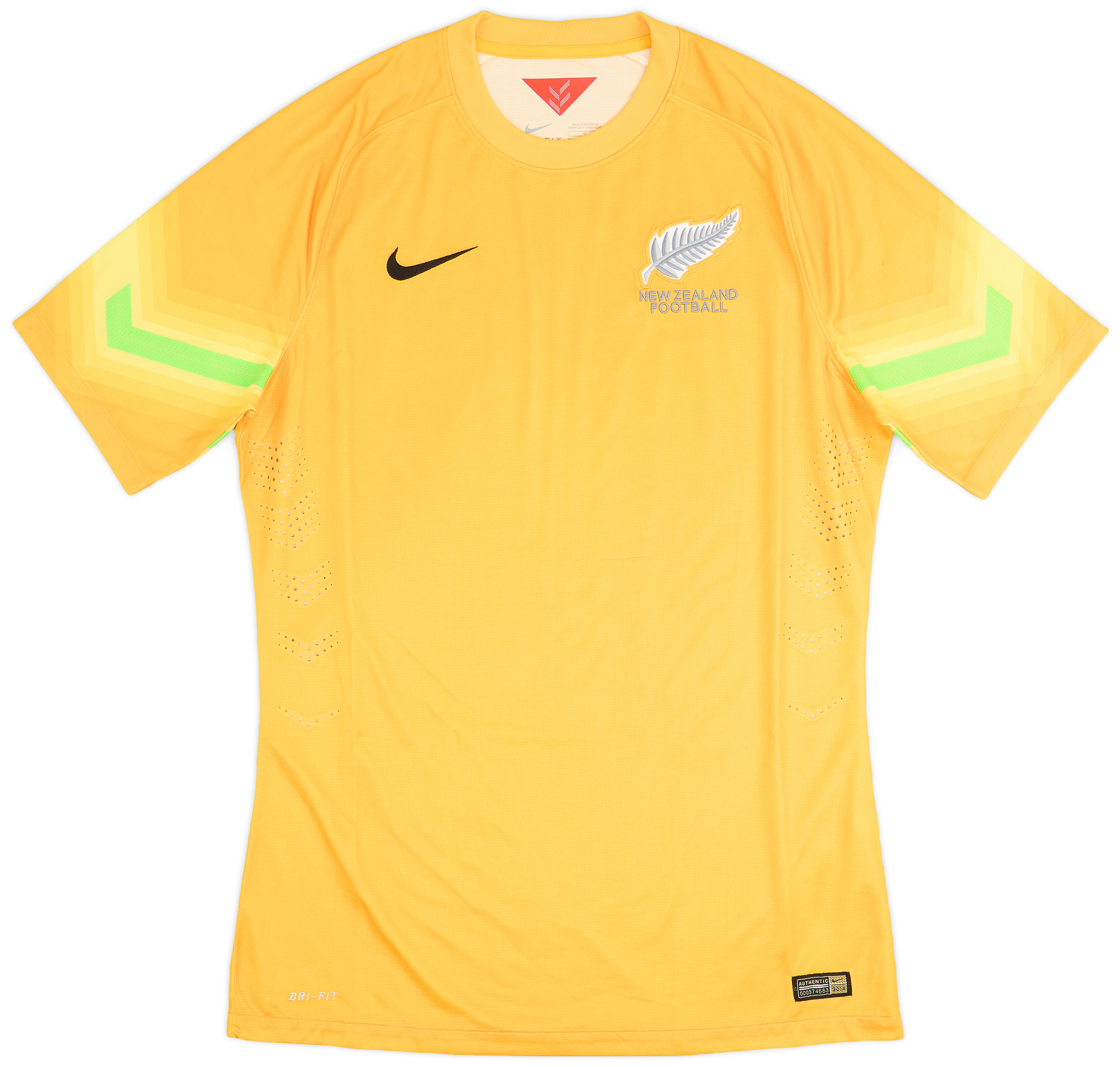 2014-15 New Zealand Authentic GK Shirt - 8/10 - ()