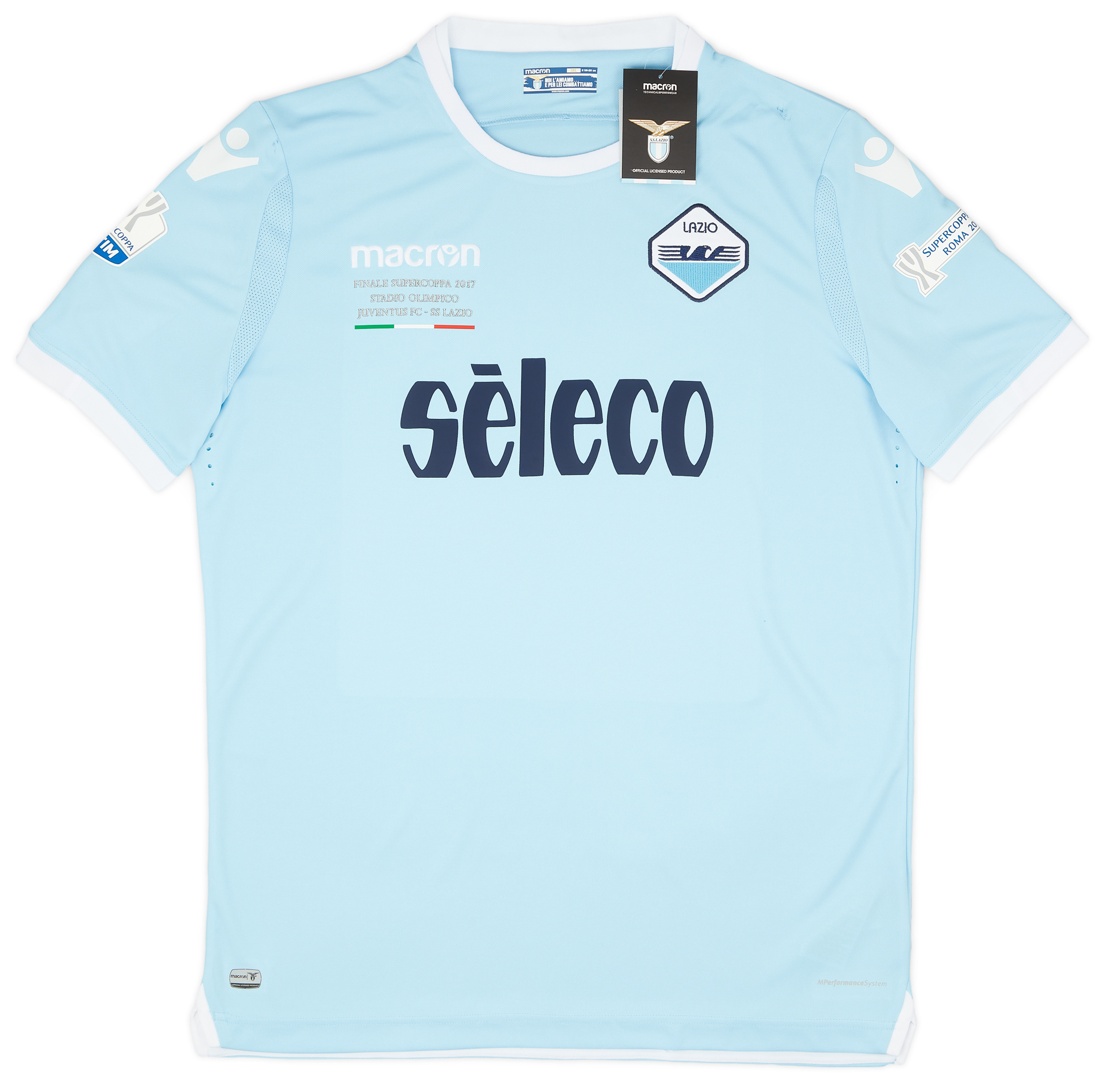 2017-18 Lazio 'Supercoppa Italiana' Home Shirt ()