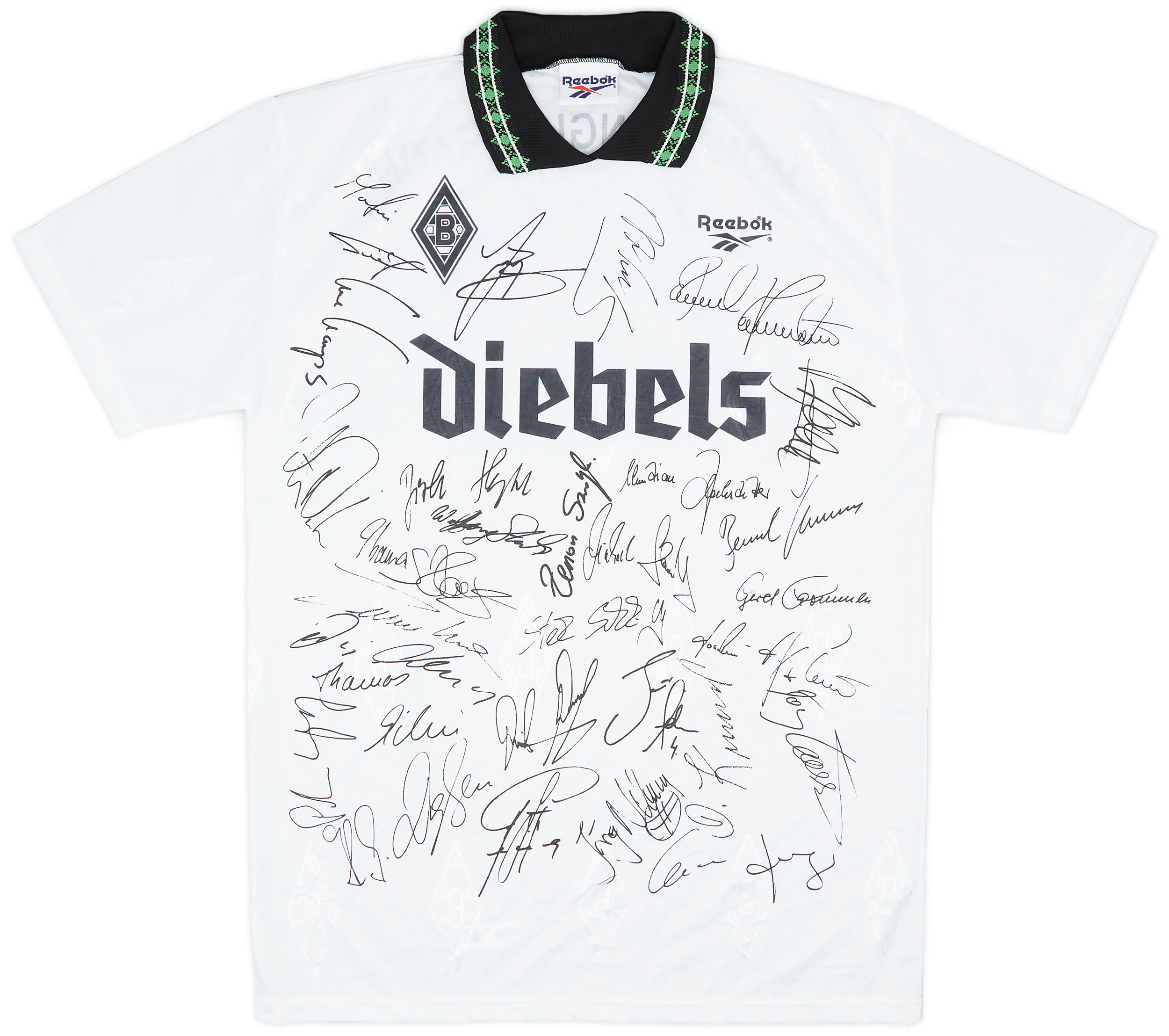 1995-96 Borussia Monchengladbach Squad 'Signed' Home Shirt - 8/10 - ()