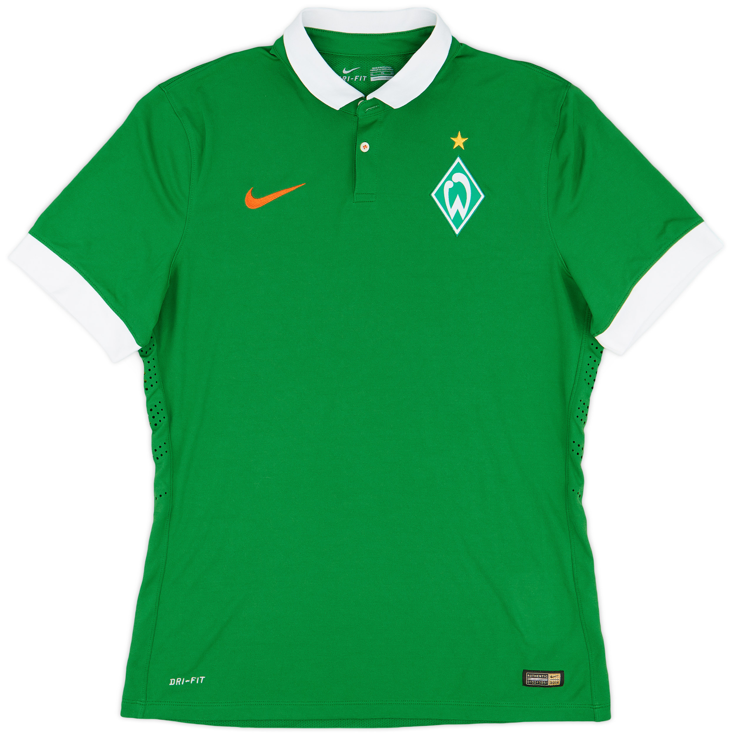 2014-15 Werder Bremen Player Issue Home Shirt - 9/10 - ()