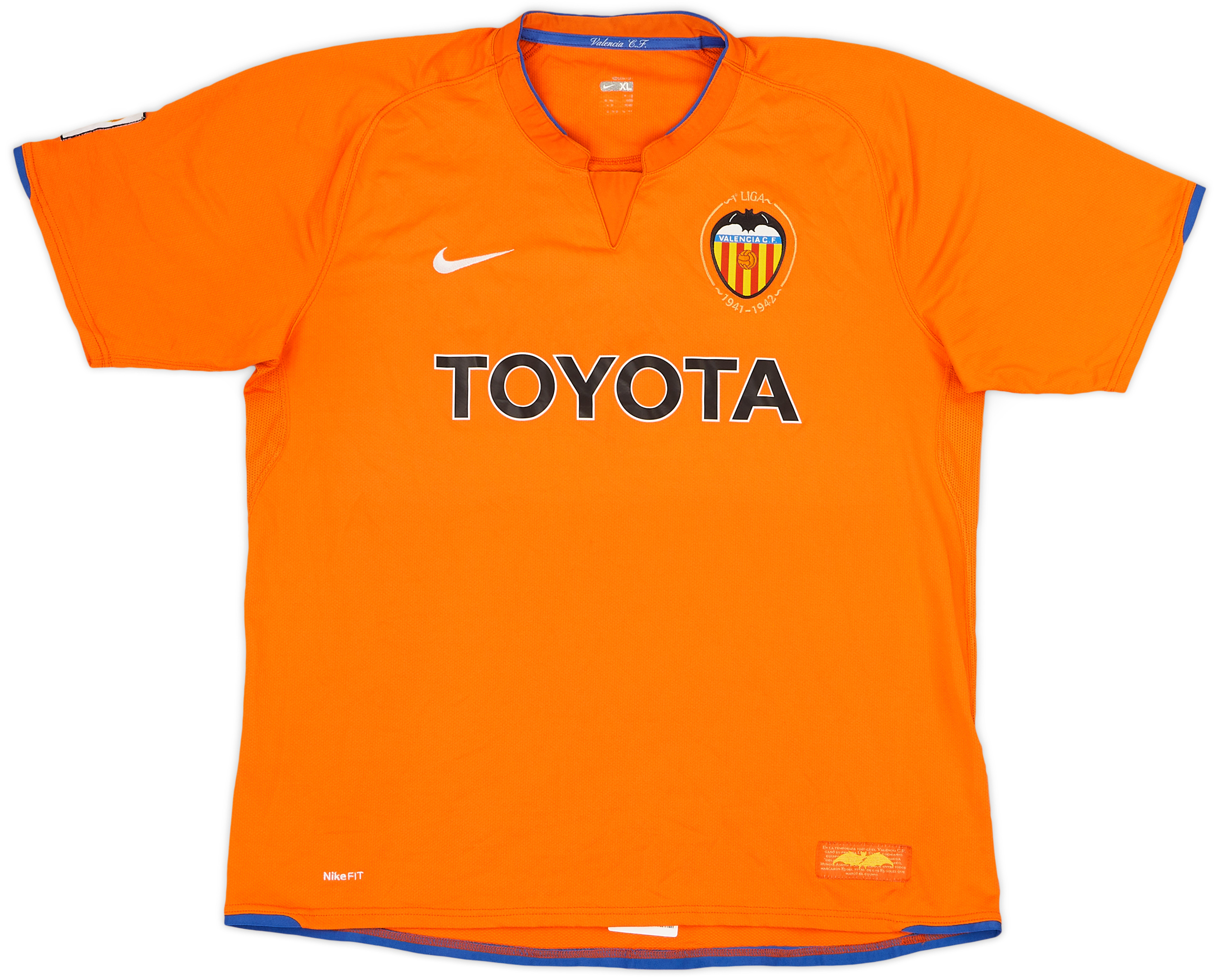 2007-08 Valencia Away Shirt - 8/10 - ()