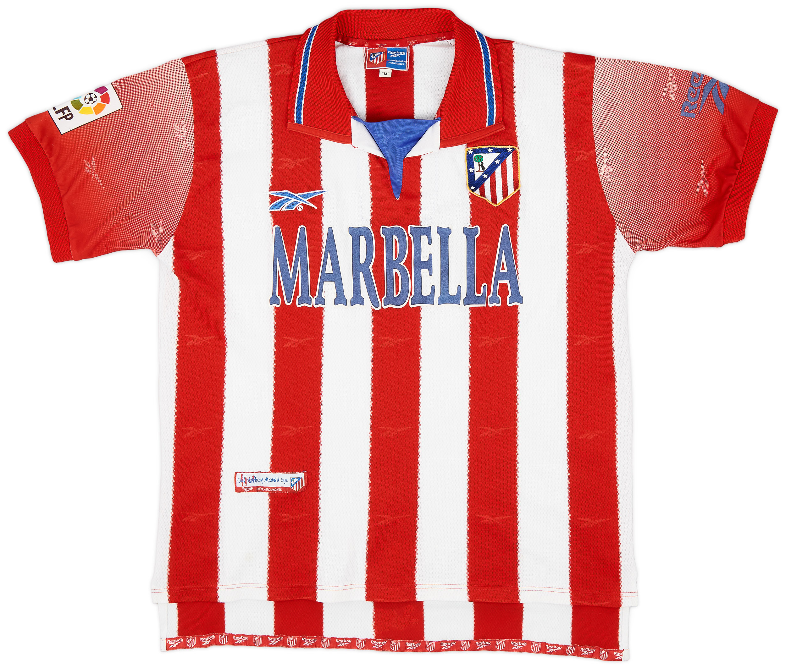 1998-99 Atletico Madrid Home Shirt - 8/10 - ()